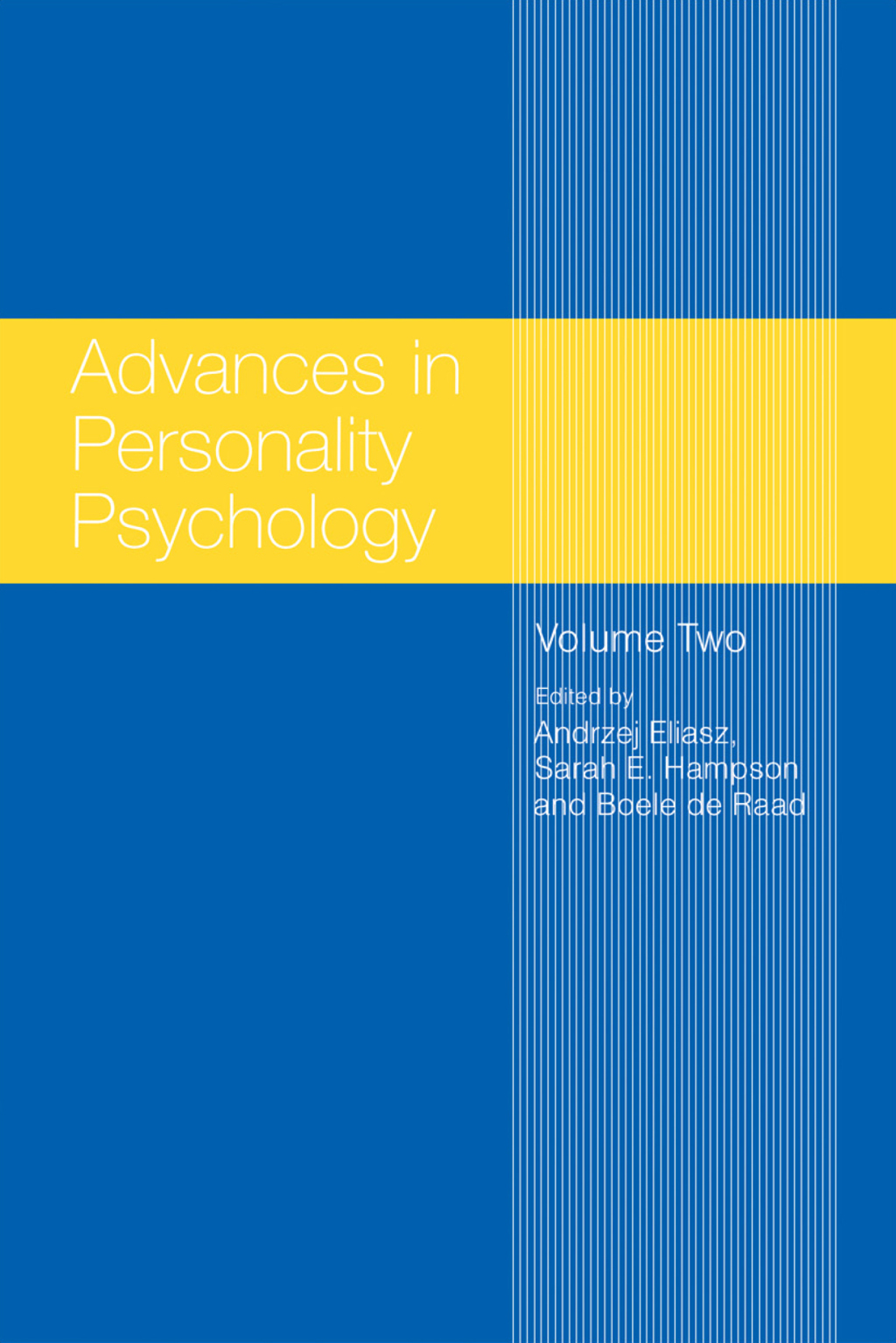 Advances in Personality Psychology Volume II 1st Edition â€“ PDF/EPUB Version Downloadable