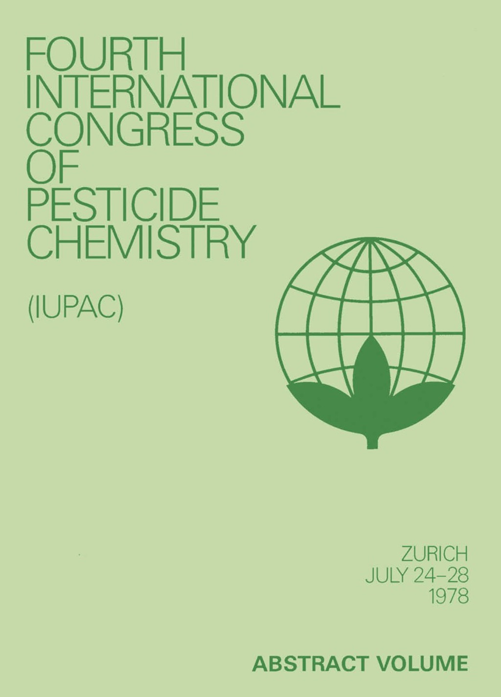Advances in Pesticide Science Abstract and Addendum  â€“ PDF/EPUB Version Downloadable
