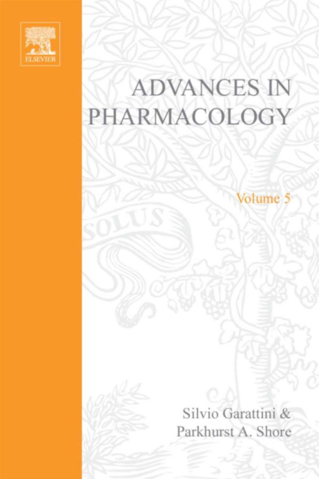 ADVANCES IN PHARMACOLOGY VOL 5  â€“ PDF/EPUB Version Downloadable