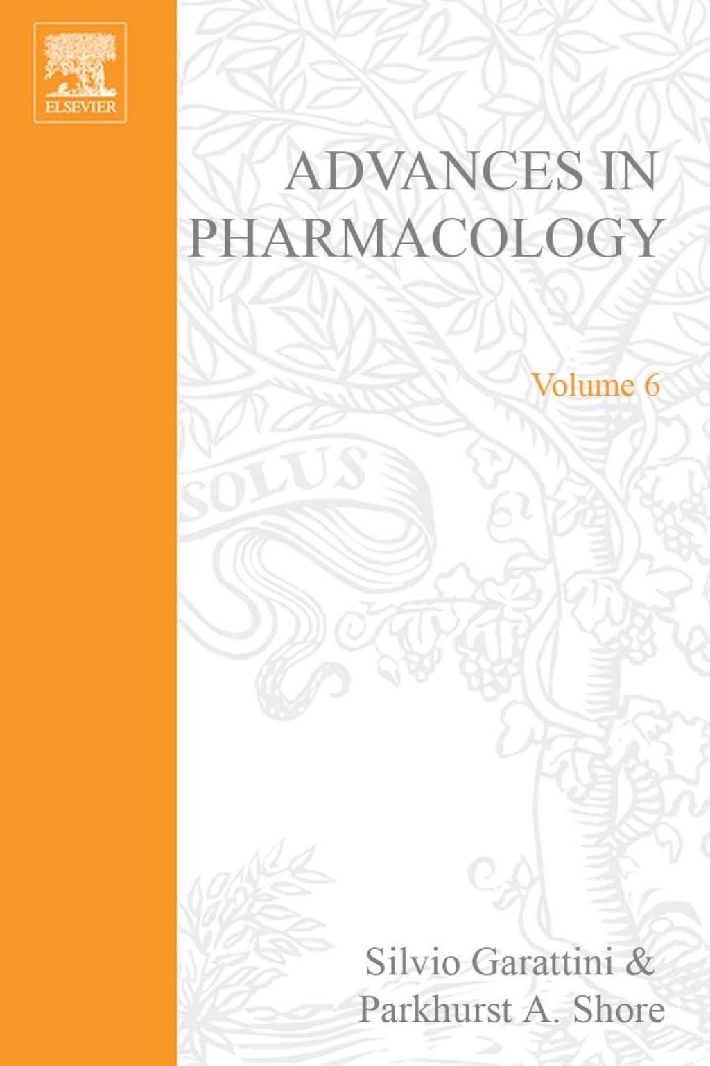 ADVANCES IN PHARMACOLOGY VOL 6  â€“ PDF/EPUB Version Downloadable