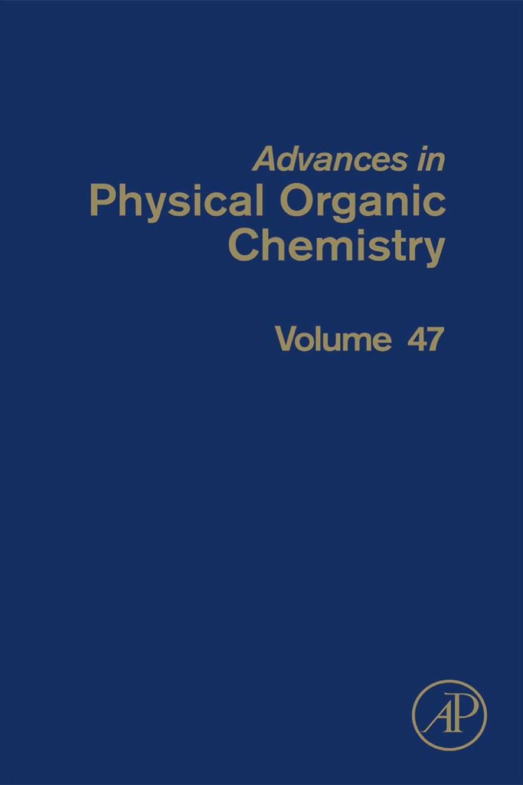 Advances in Physical Organic Chemistry â€“ PDF/EPUB Version Downloadable