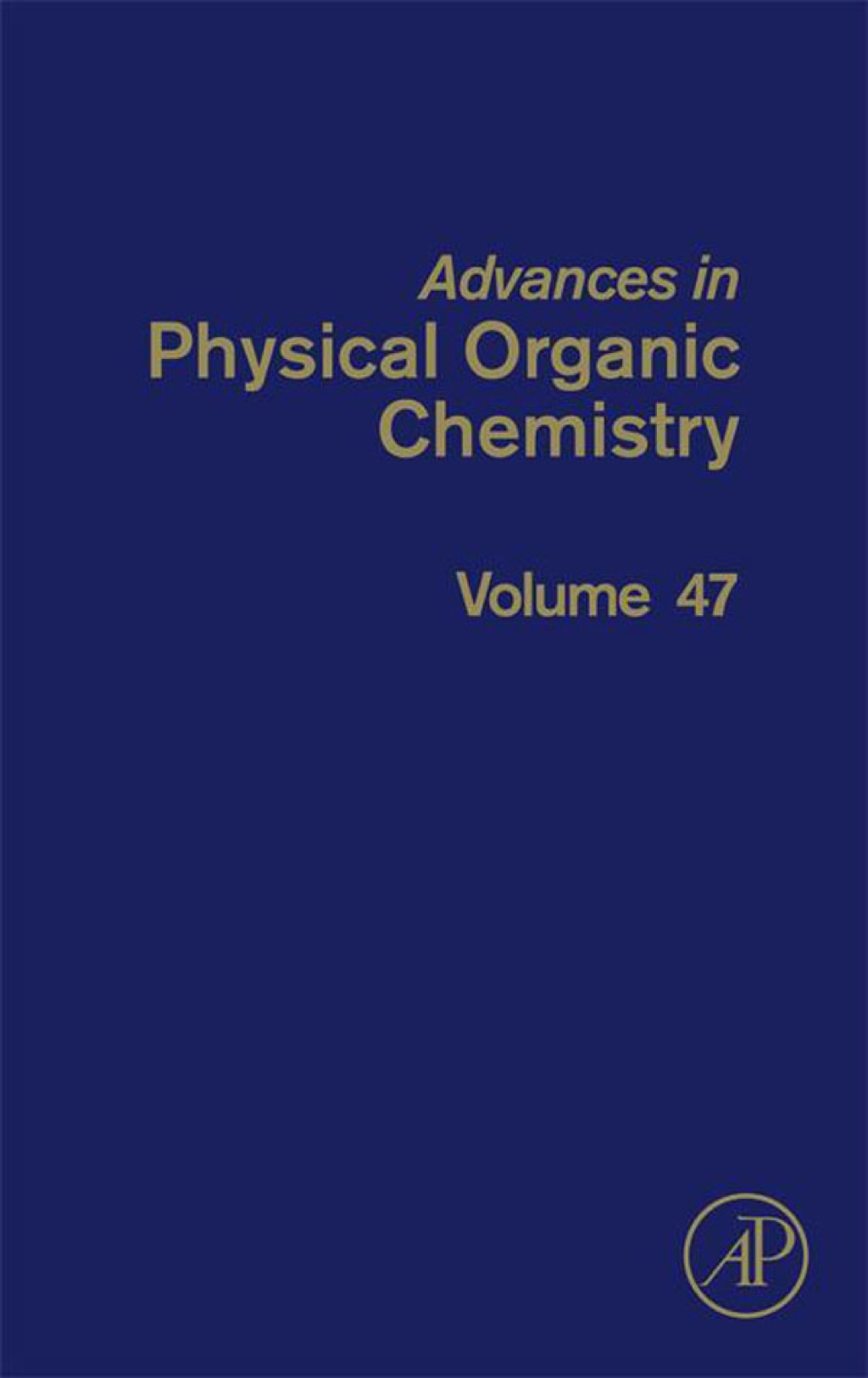 Advances in Physical Organic Chemistry â€“ PDF/EPUB Version Downloadable