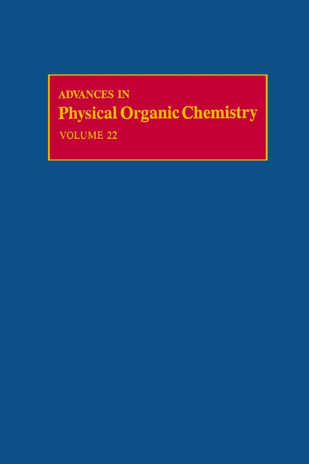 Advances in Physical Organic Chemistry APL  â€“ PDF/EPUB Version Downloadable