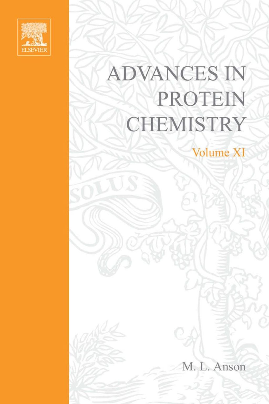 ADVANCES IN PROTEIN CHEMISTRY VOL 11  â€“ PDF/EPUB Version Downloadable