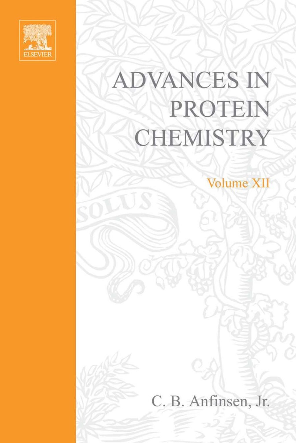 ADVANCES IN PROTEIN CHEMISTRY VOL 12  â€“ PDF/EPUB Version Downloadable