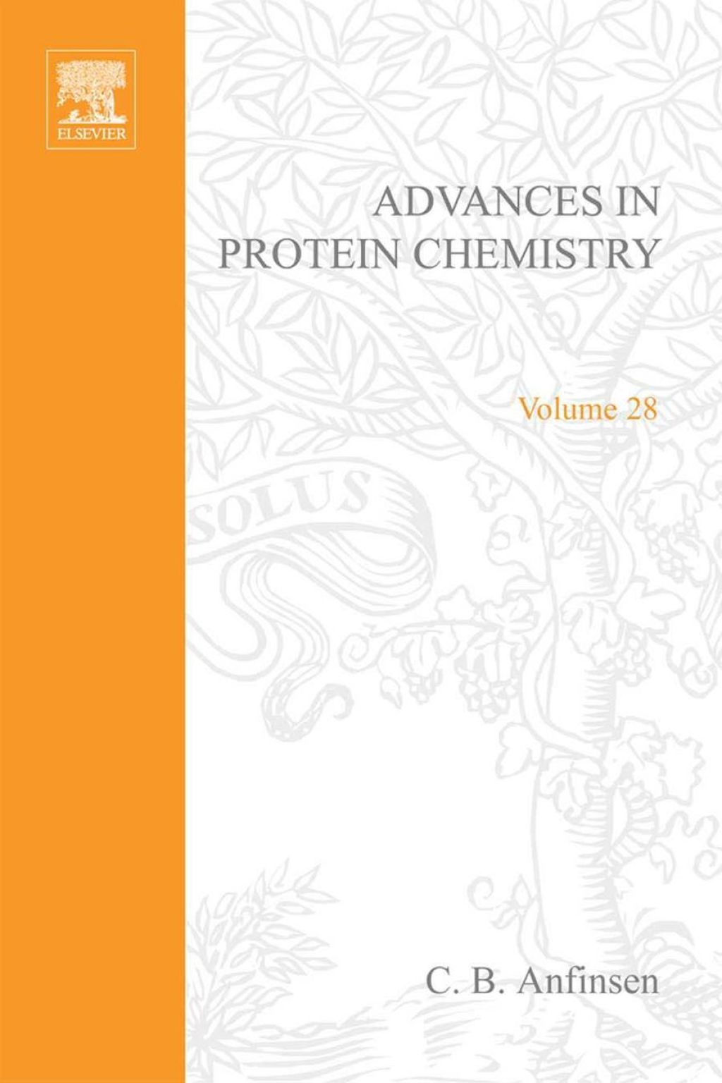 ADVANCES IN PROTEIN CHEMISTRY VOL 28  â€“ PDF/EPUB Version Downloadable