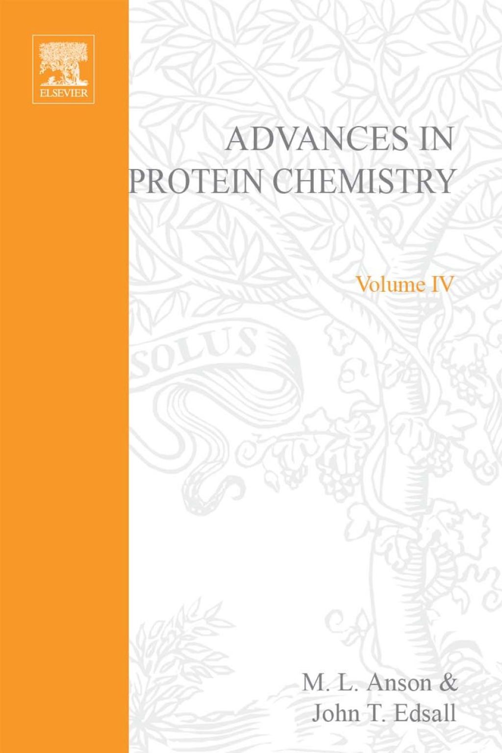 ADVANCES IN PROTEIN CHEMISTRY VOL 4  â€“ PDF/EPUB Version Downloadable
