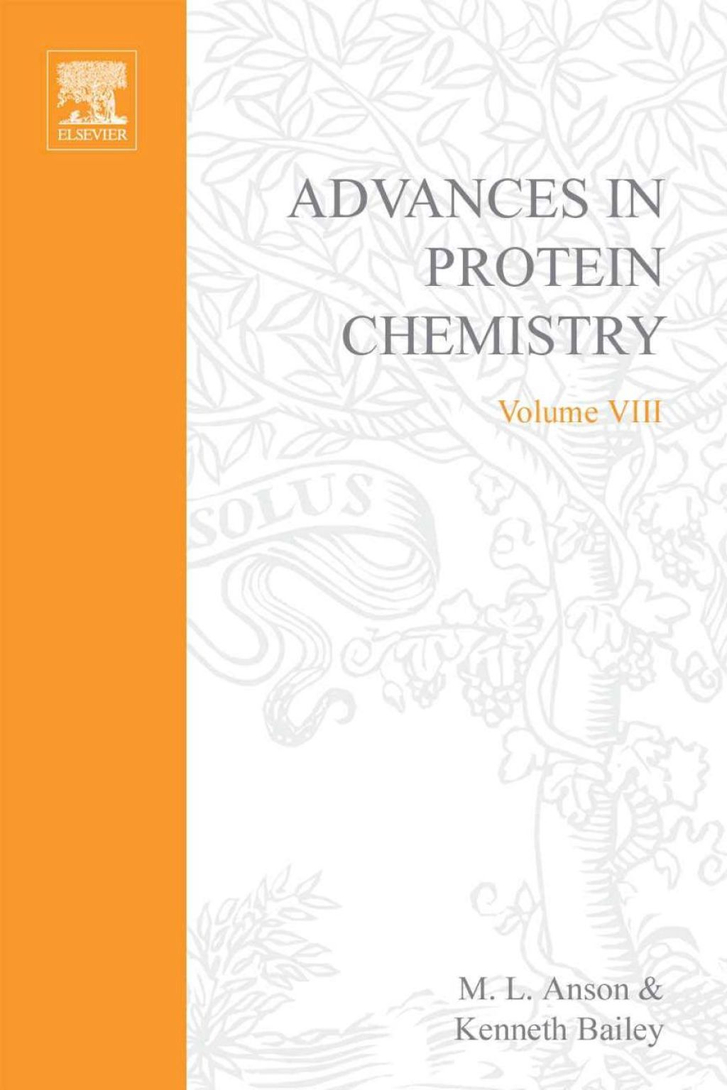 ADVANCES IN PROTEIN CHEMISTRY VOL 8  â€“ PDF/EPUB Version Downloadable