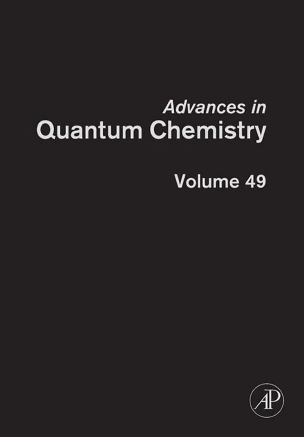 Advances in Quantum Chemistry â€“ PDF/EPUB Version Downloadable