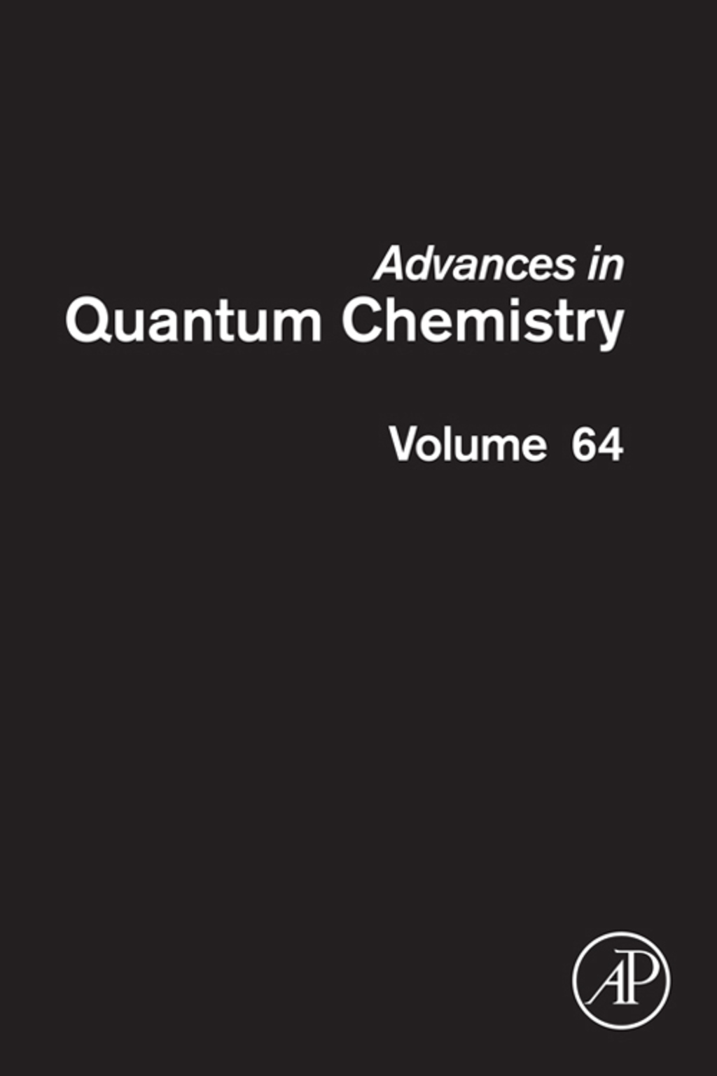 Advances in Quantum Chemistry â€“ PDF/EPUB Version Downloadable