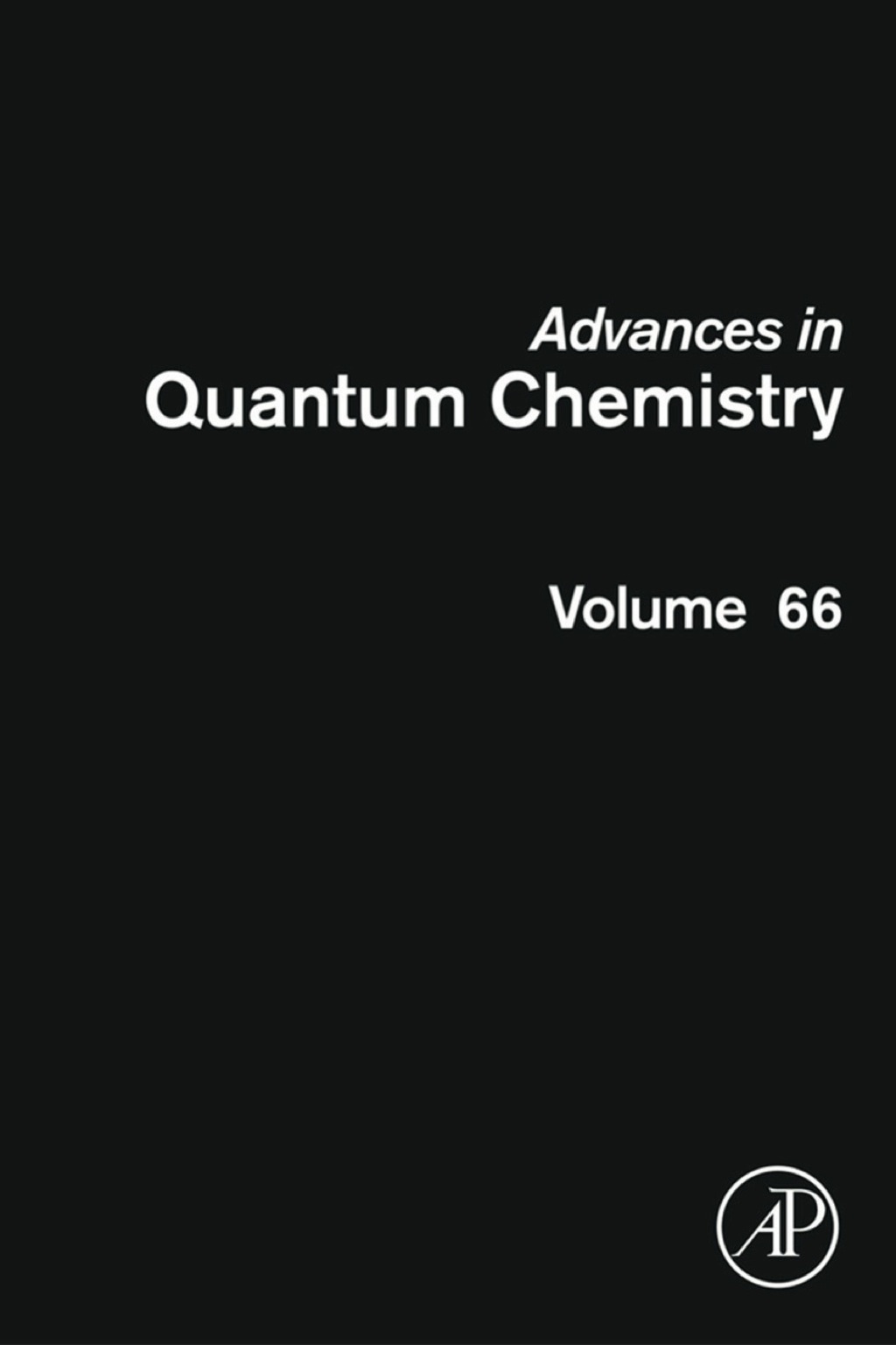 Advances in Quantum Chemistry â€“ PDF/EPUB Version Downloadable
