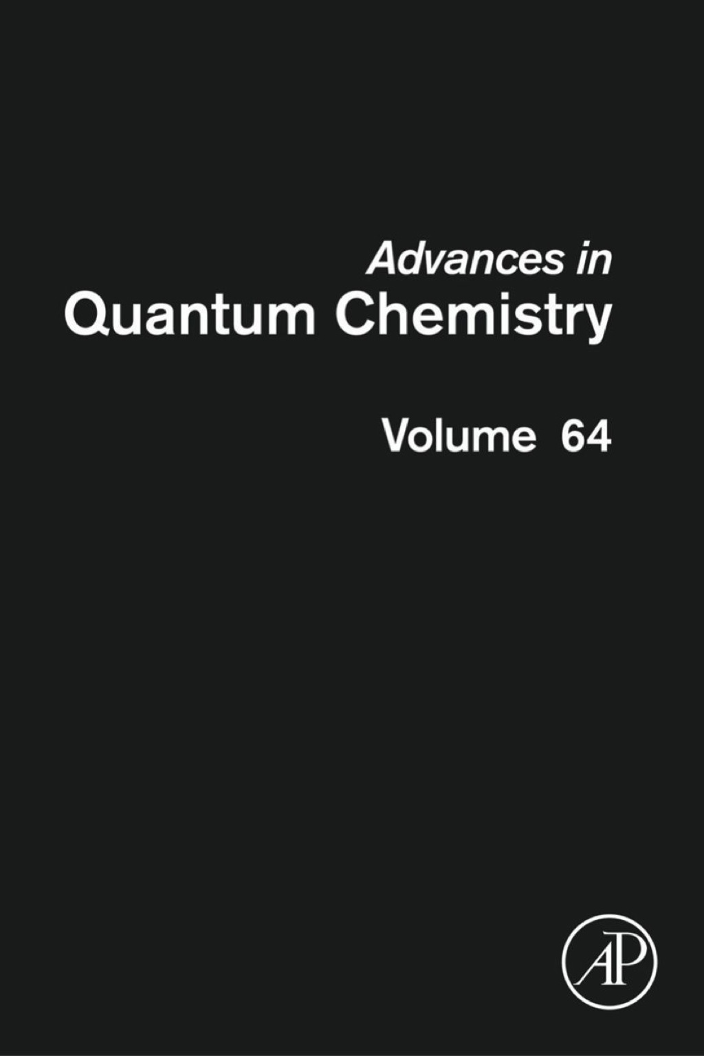 Advances in Quantum Chemistry – PDF/EPUB Version Downloadable Advances in Quantum Chemistry – PDF/EPUB Version Downloadable - Image 1