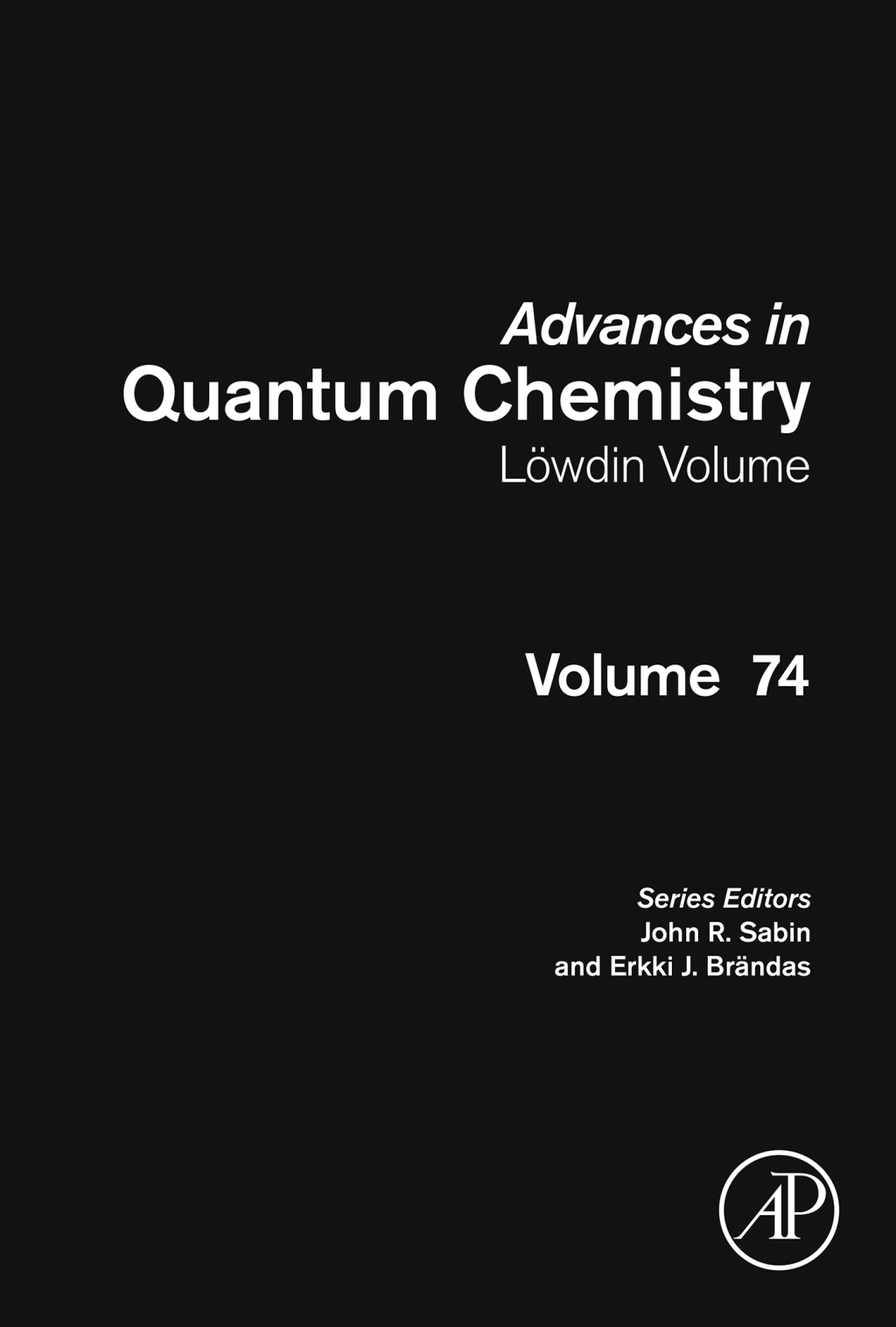Advances in Quantum Chemistry: Lowdin Volume â€“ PDF/EPUB Version Downloadable
