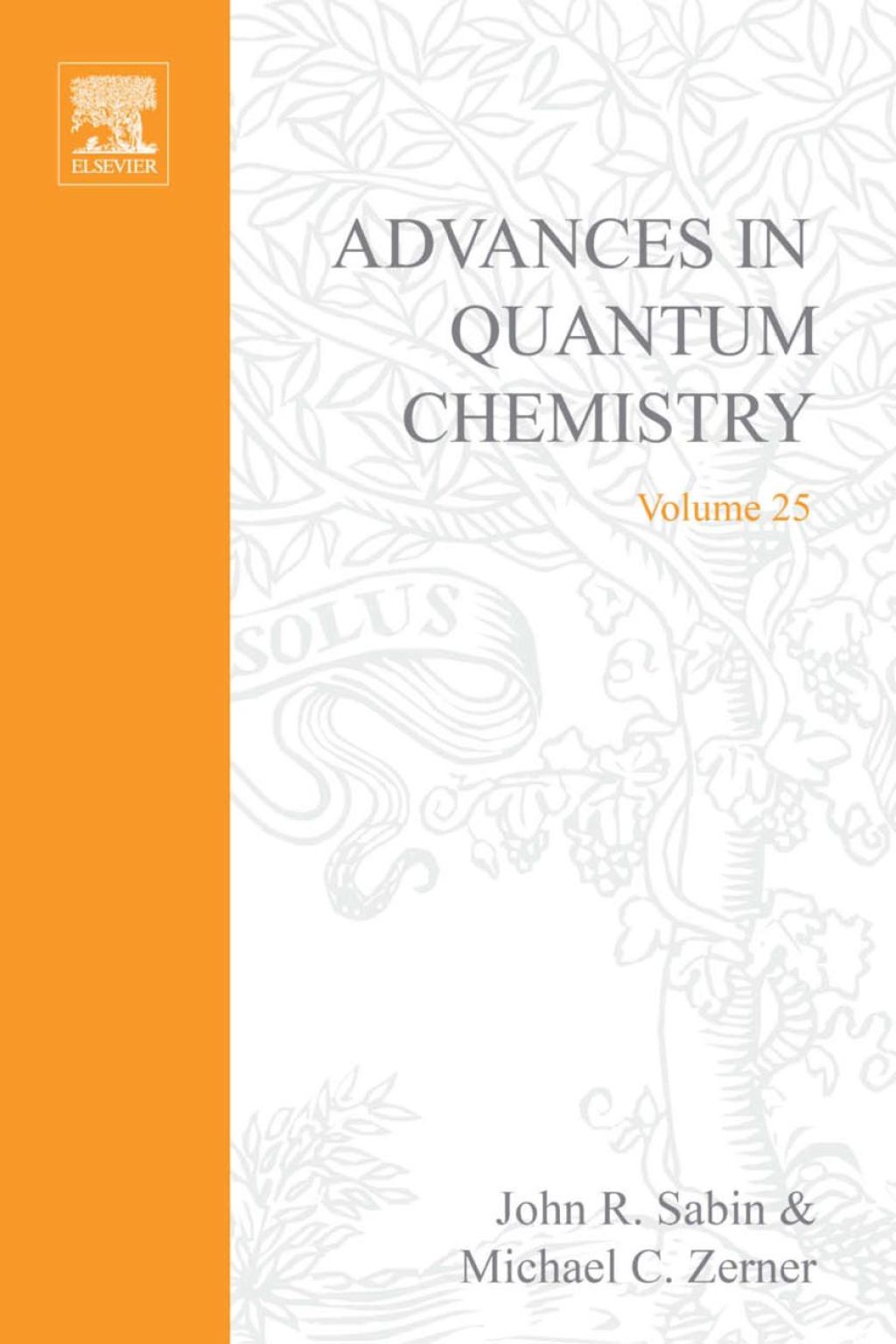 ADVANCES IN QUANTUM CHEMISTRY VOL 25 Z  â€“ PDF/EPUB Version Downloadable