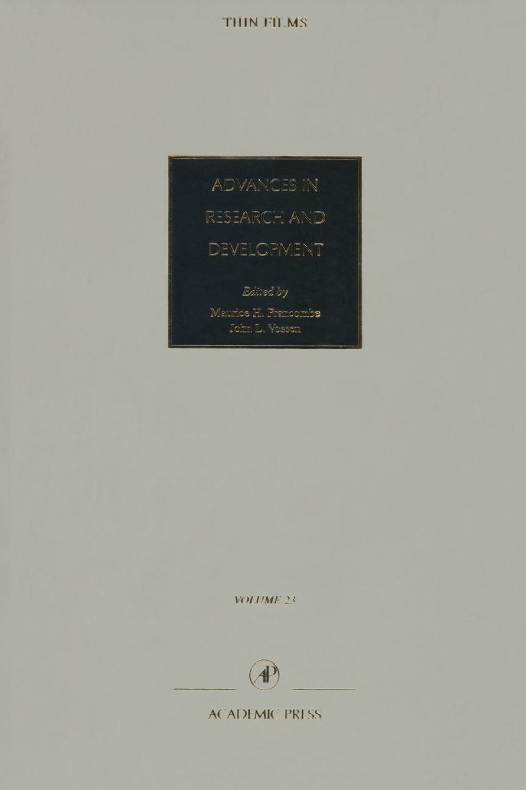 Advances in Research and Development: Modeling of Film Deposition for Microelectronic Applications â€“ PDF/EPUB Version Downloadable