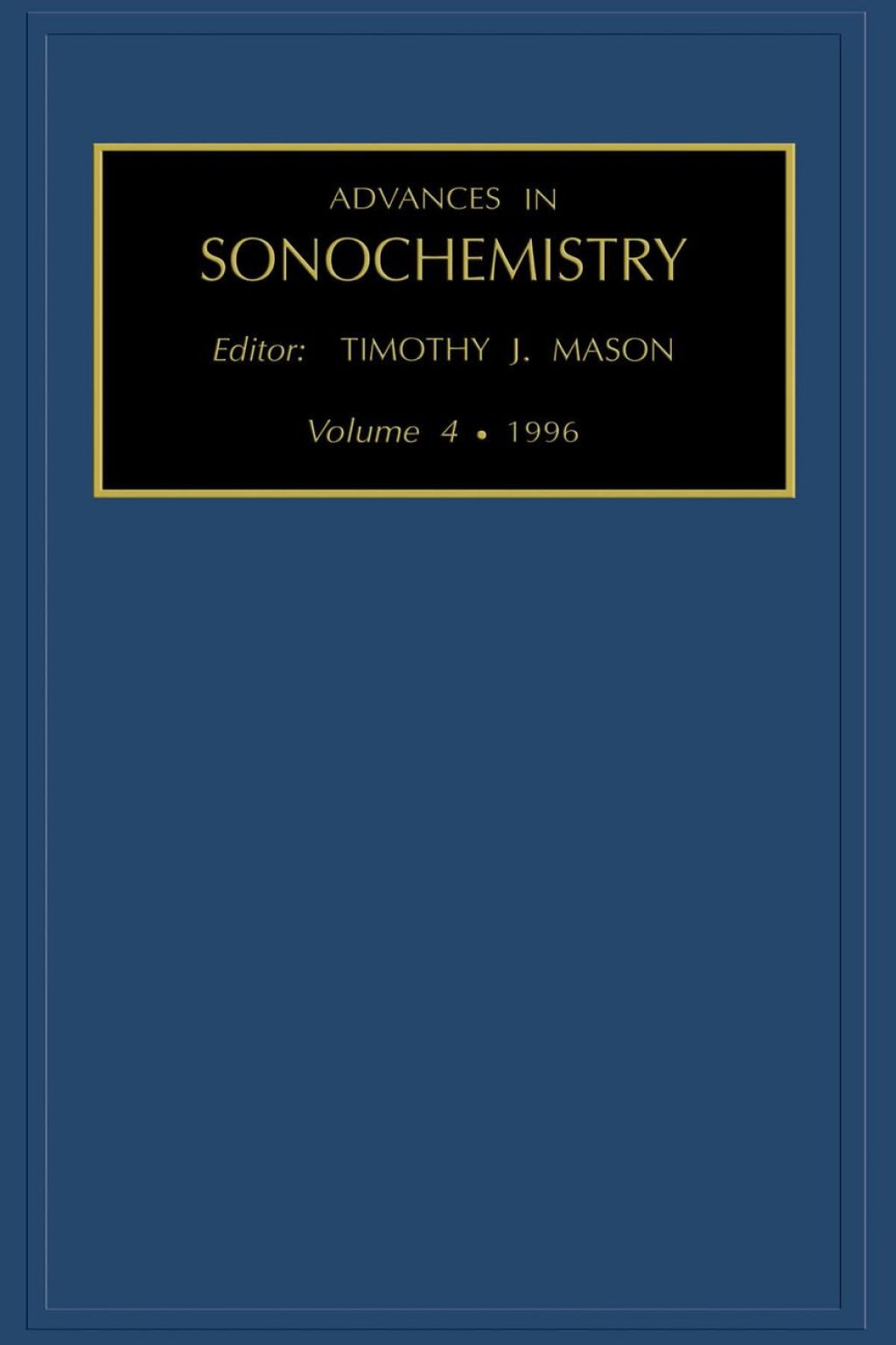 Advances in Sonochemistry, Volume 4 â€“ PDF/EPUB Version Downloadable