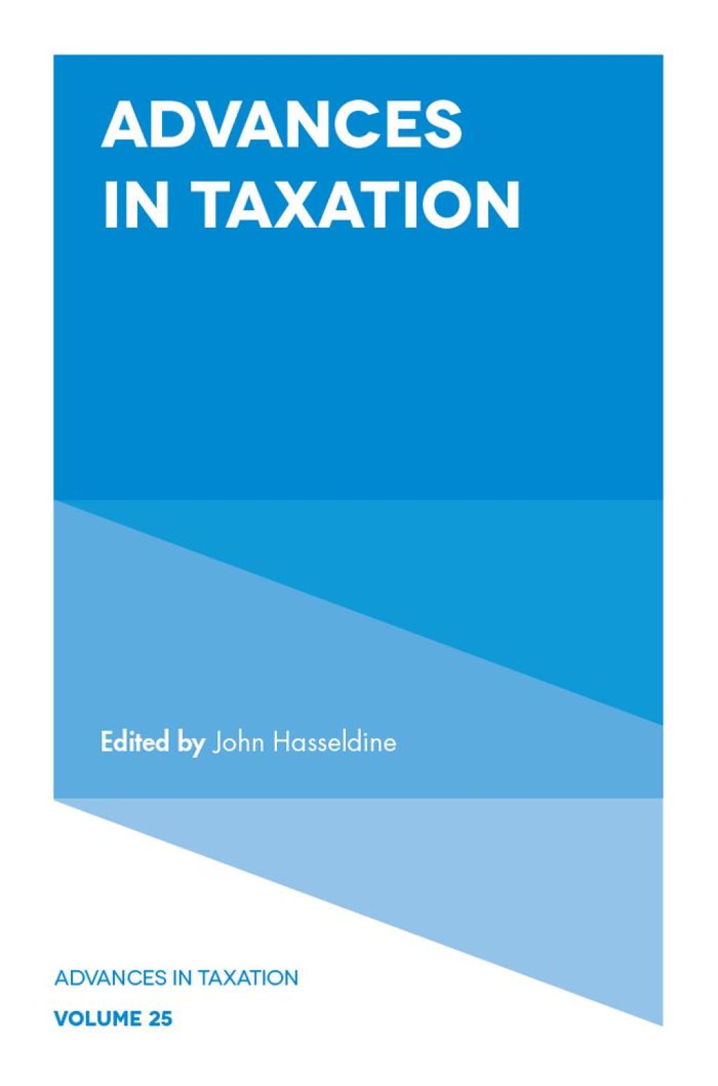 Advances in Taxation â€“ PDF/EPUB Version Downloadable