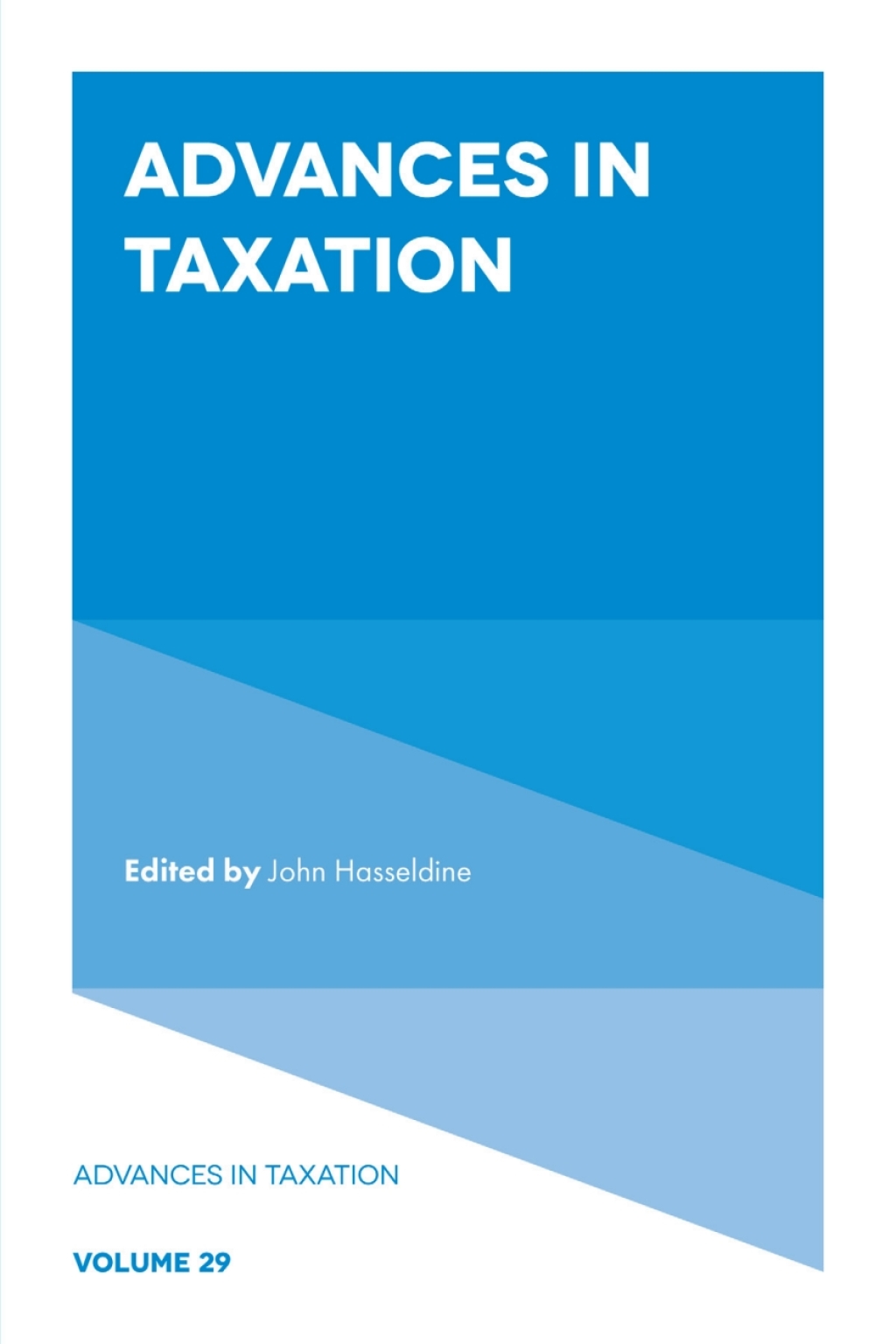 Advances in Taxation â€“ PDF/EPUB Version Downloadable