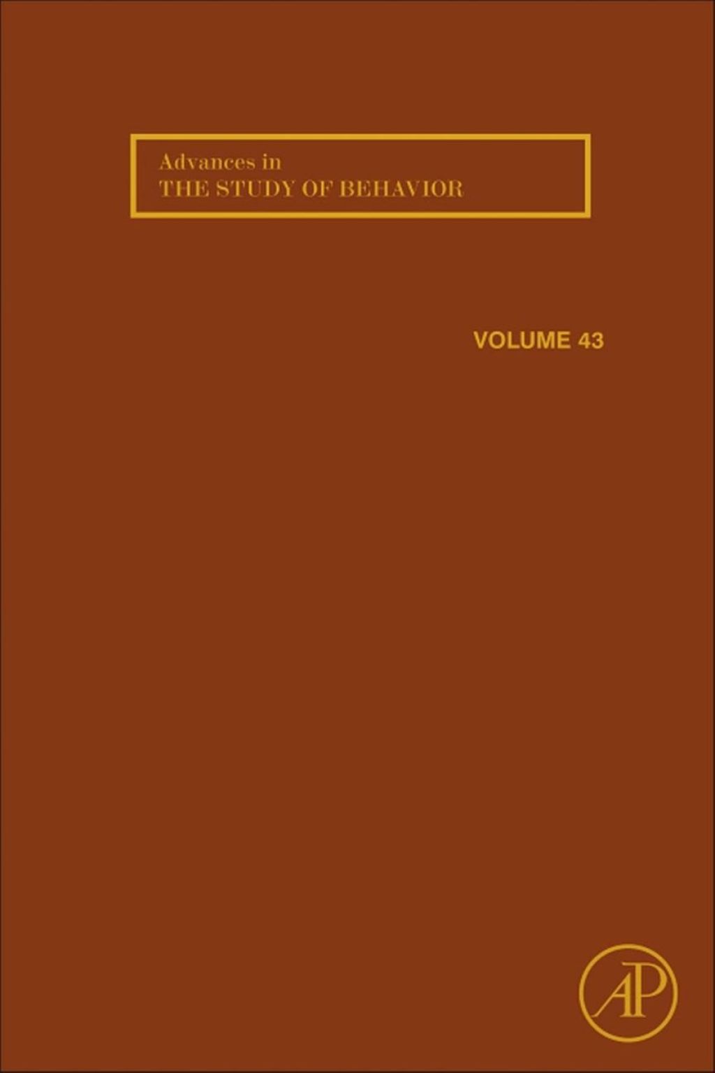 Advances in the Study of Behavior â€“ PDF/EPUB Version Downloadable