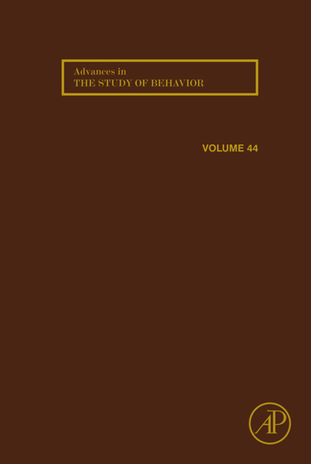 Advances in the Study of Behavior – PDF/EPUB Version Downloadable Advances in the Study of Behavior – PDF/EPUB Version Downloadable - Image 1
