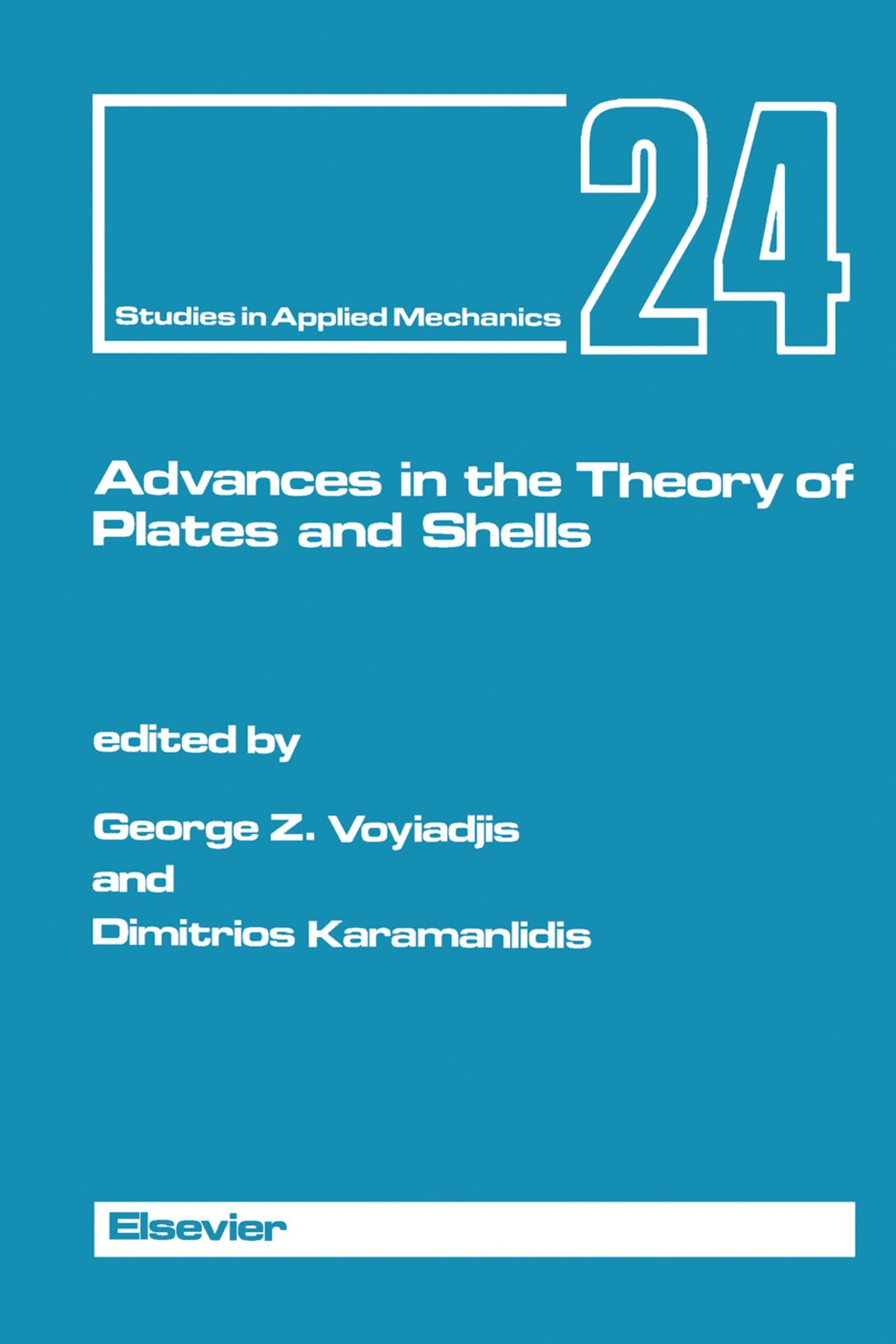 Advances in the Theory of Plates and Shells  â€“ PDF/EPUB Version Downloadable