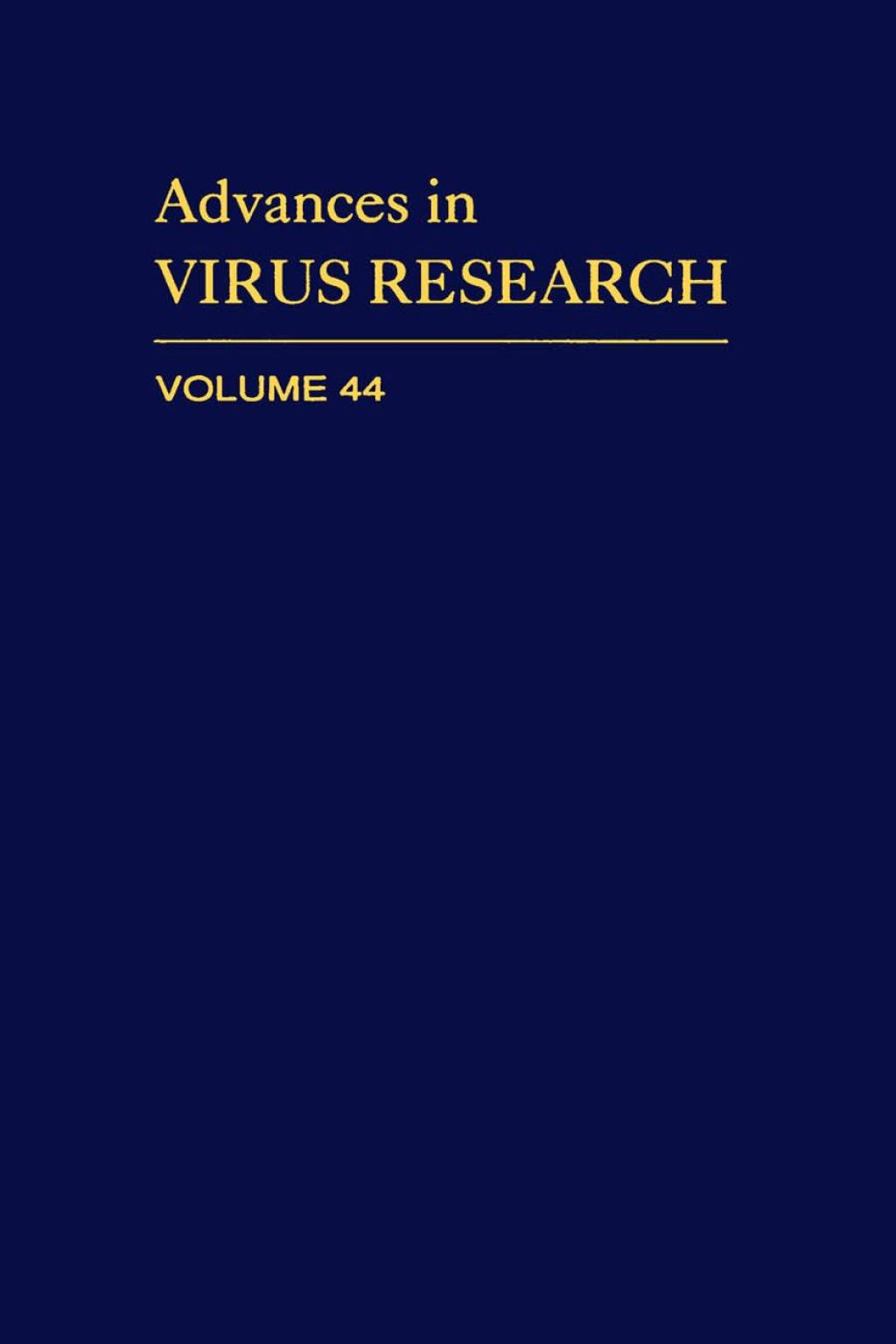 Advances in Virus Research  â€“ PDF/EPUB Version Downloadable