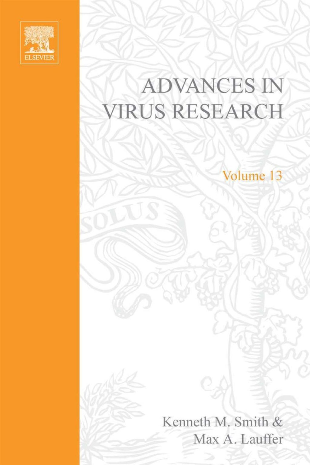 ADVANCES IN VIRUS RESEARCH VOL 13  â€“ PDF/EPUB Version Downloadable