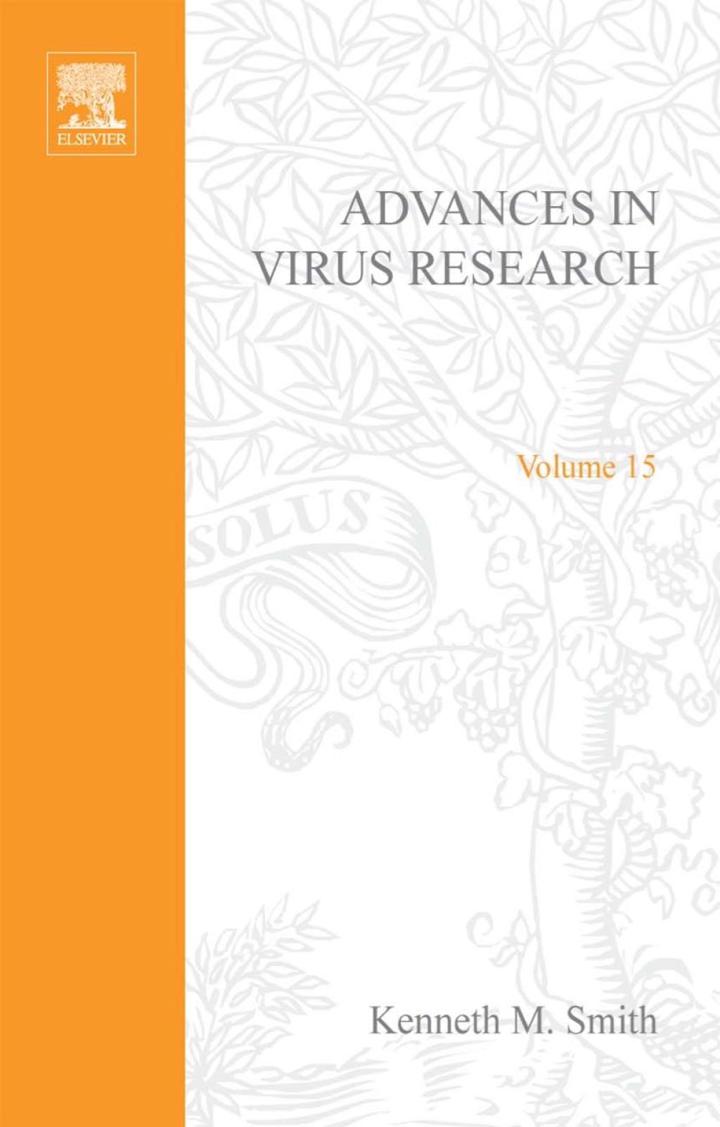ADVANCES IN VIRUS RESEARCH VOL 15  â€“ PDF/EPUB Version Downloadable