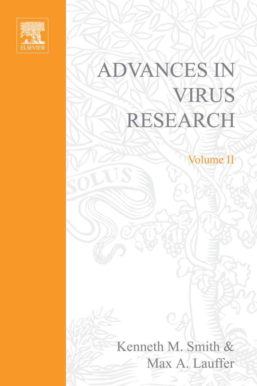 ADVANCES IN VIRUS RESEARCH VOL 2  â€“ PDF/EPUB Version Downloadable