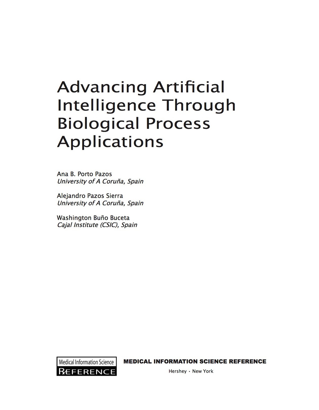 Advancing Artificial Intelligence through Biological Process Applications â€“ PDF/EPUB Version Downloadable