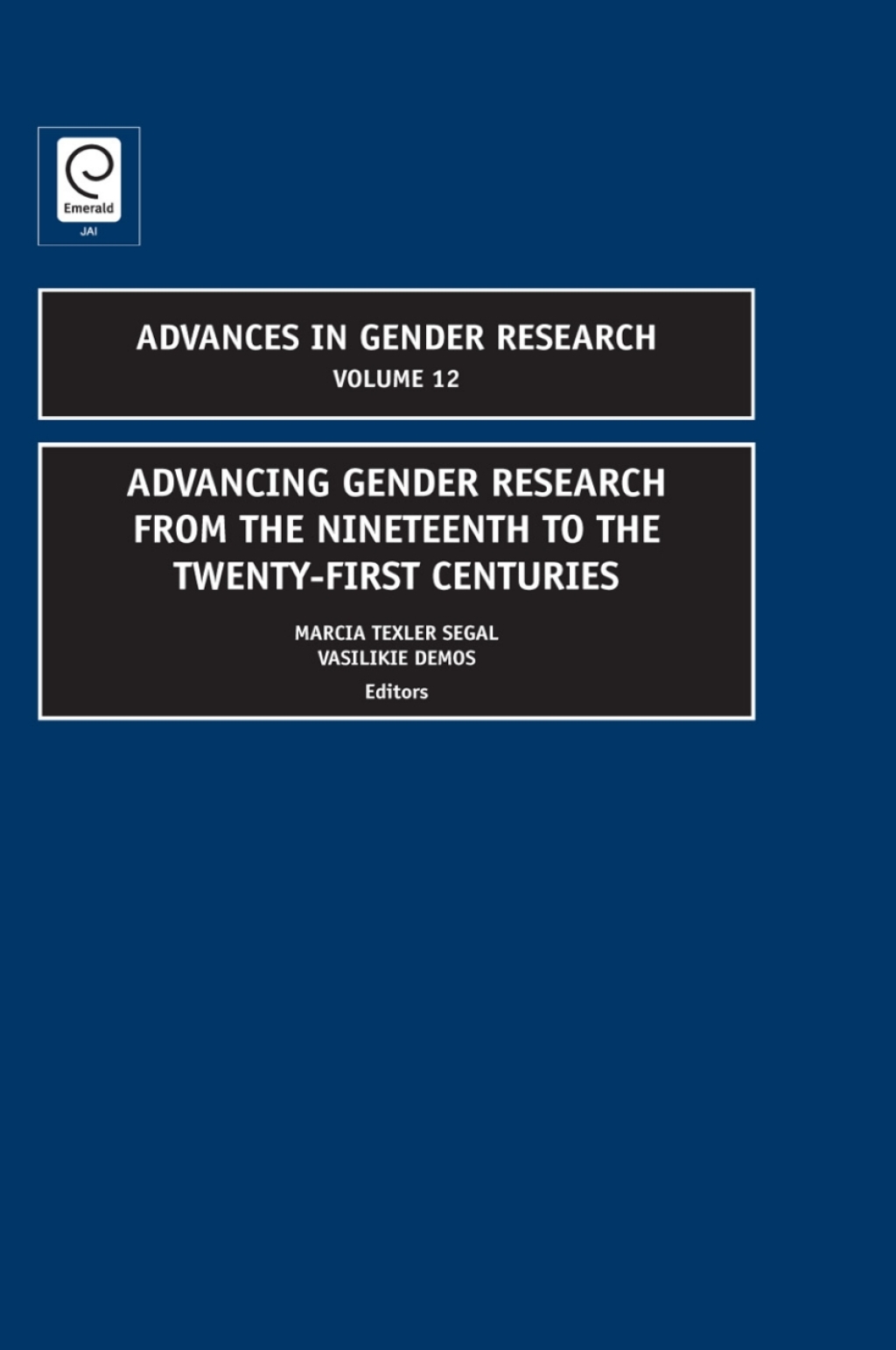 Advancing Gender Research from the Nineteenth to the Twenty-First Centuries â€“ PDF/EPUB Version Downloadable