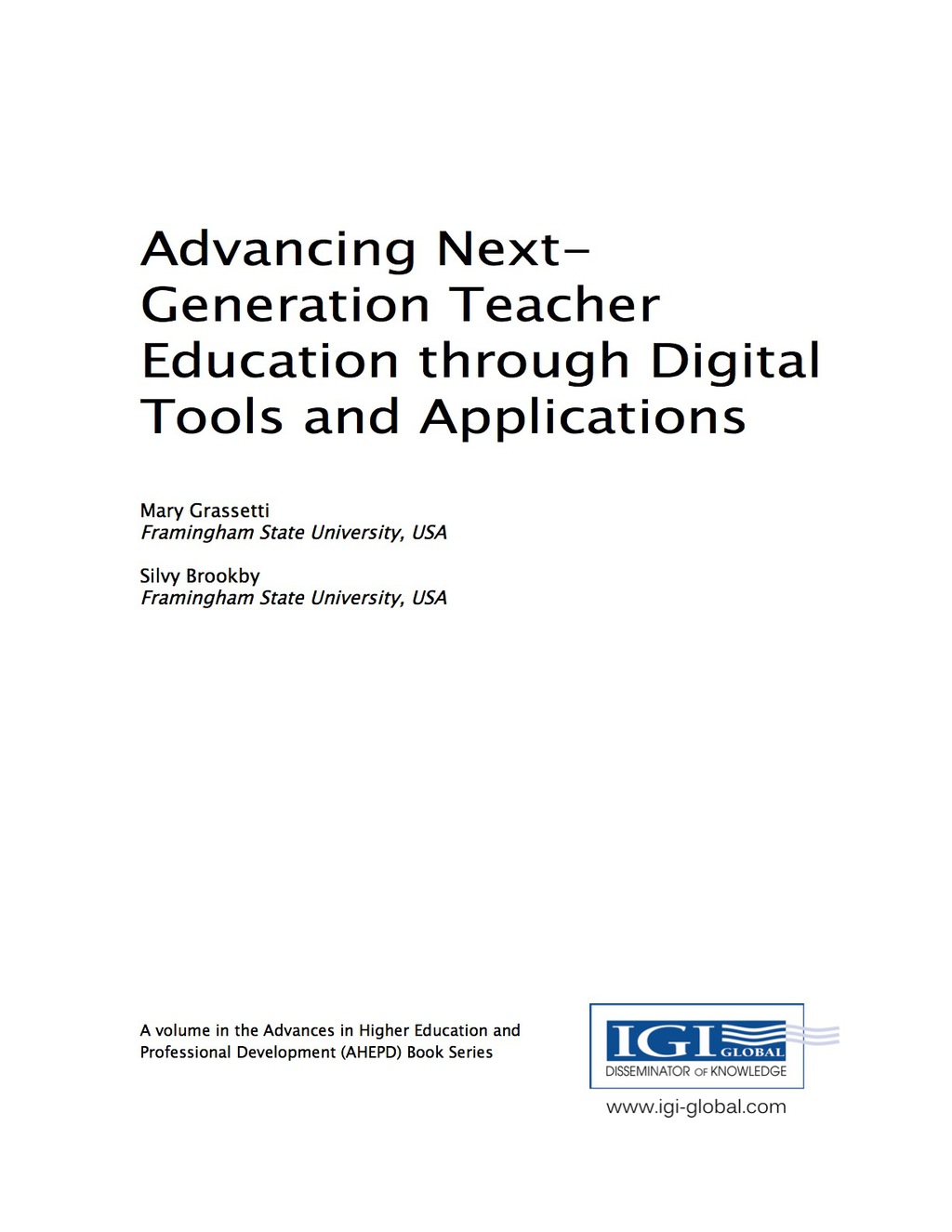 Advancing Next-Generation Teacher Education through Digital Tools and Applications â€“ PDF/EPUB Version Downloadable