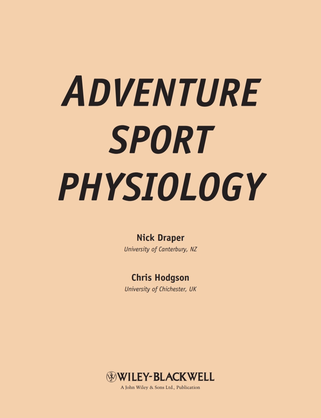 Adventure Sport Physiology 1st Edition â€“ PDF/EPUB Version Downloadable