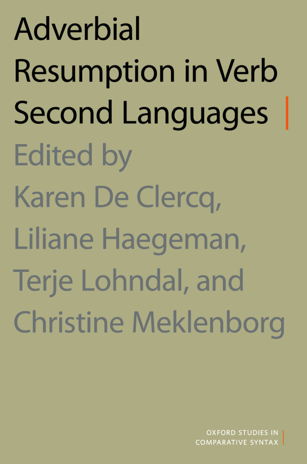 Resumption Definition Adverbial Resumption in Verb Second Languages – PDF/EPUB Version ...