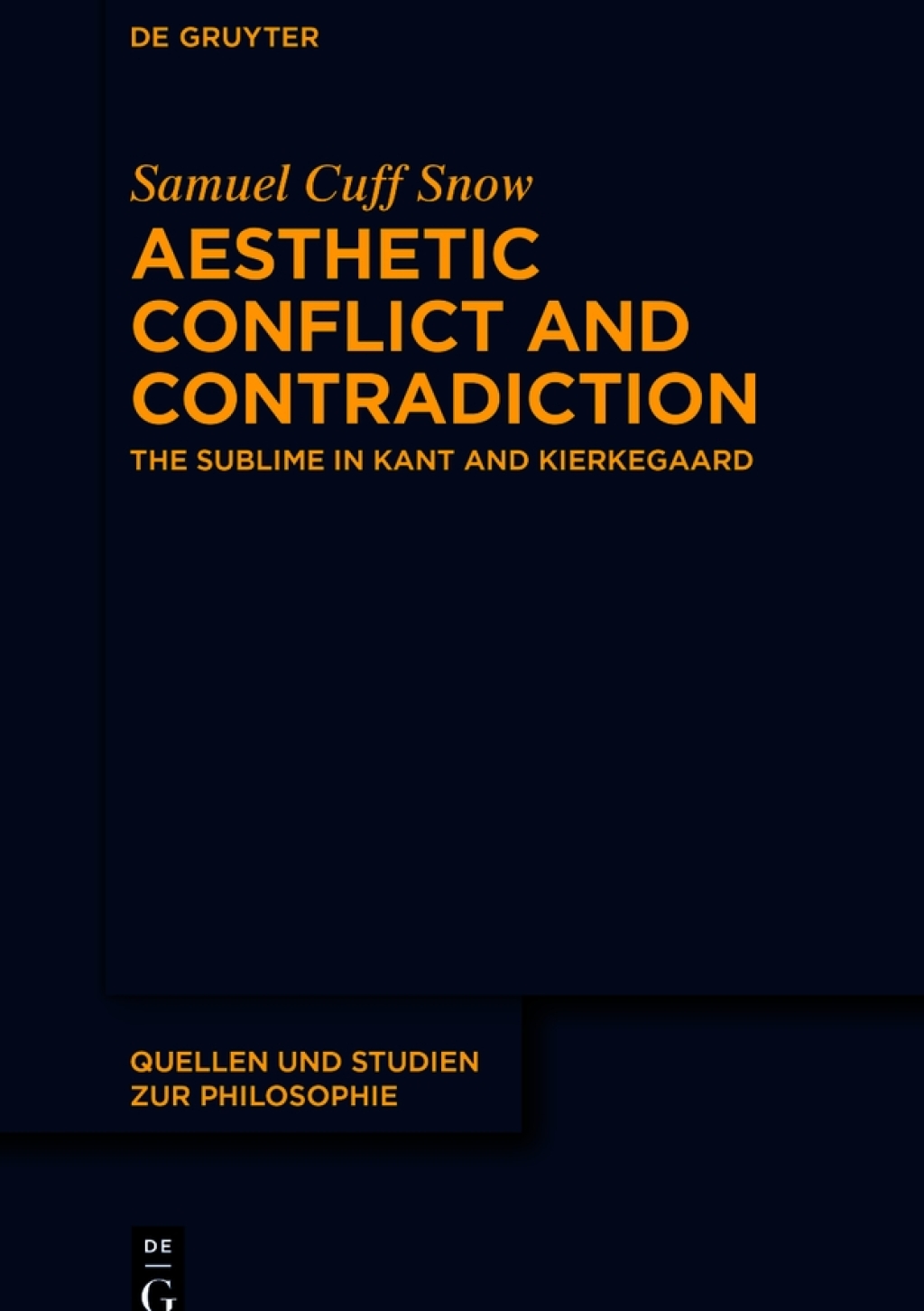 Aesthetic Conflict and Contradiction The Sublime in Kant and Kierkegaard 1st Edition â€“ PDF/EPUB Version Downloadable