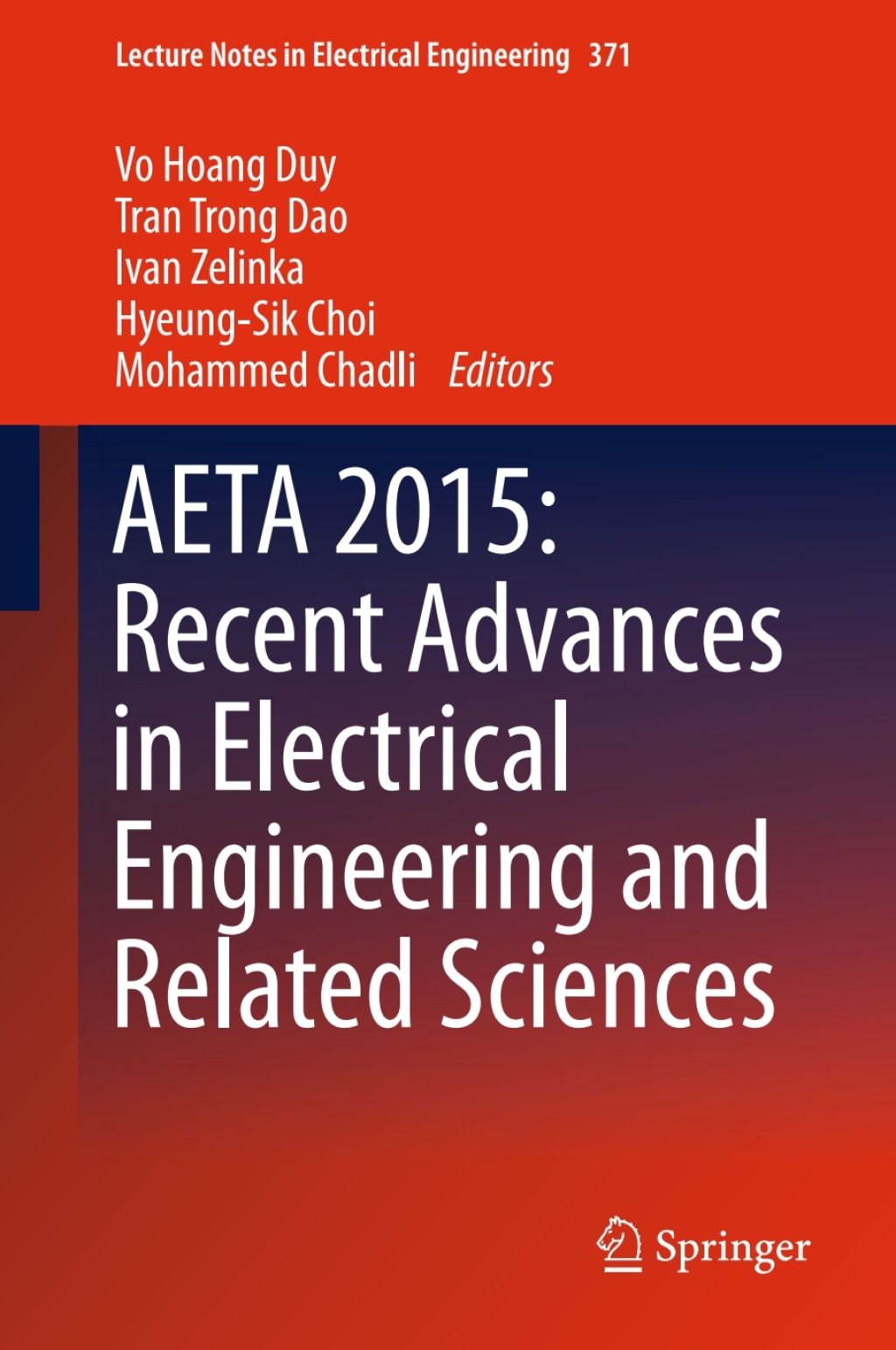 AETA 2015: Recent Advances in Electrical Engineering and Related Sciences â€“ PDF/EPUB Version Downloadable