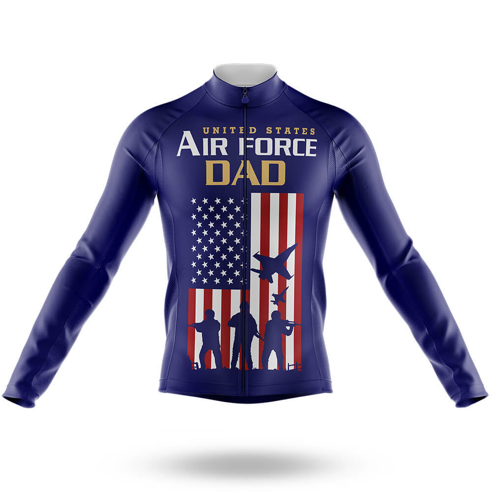 AF Dad - Men's Cycling Long Sleeve Jersey