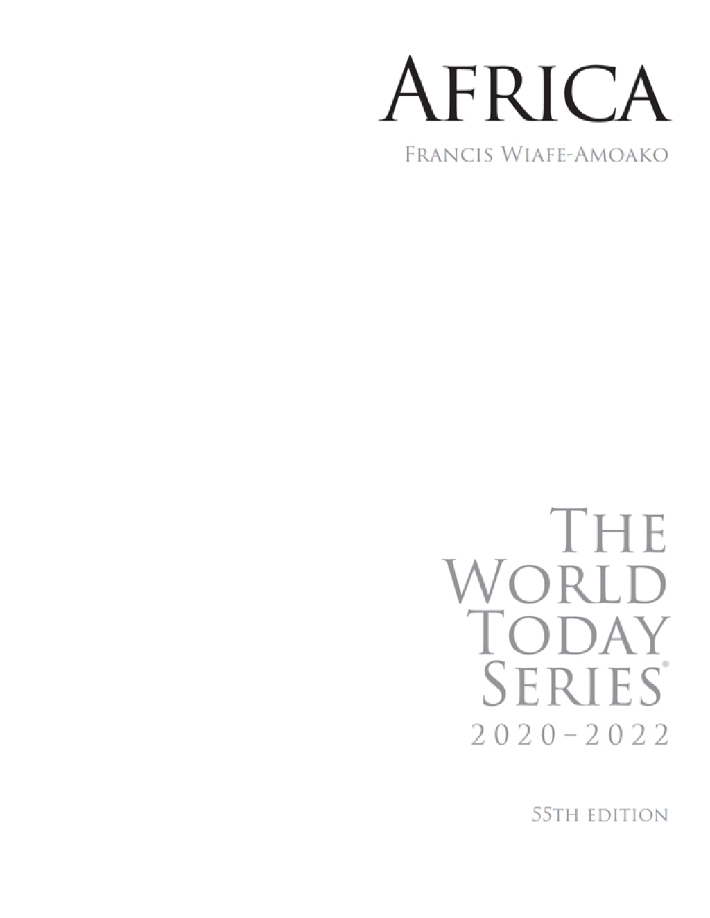 Africa 2020-2022 55th Edition - (PDF/EPUB Version)