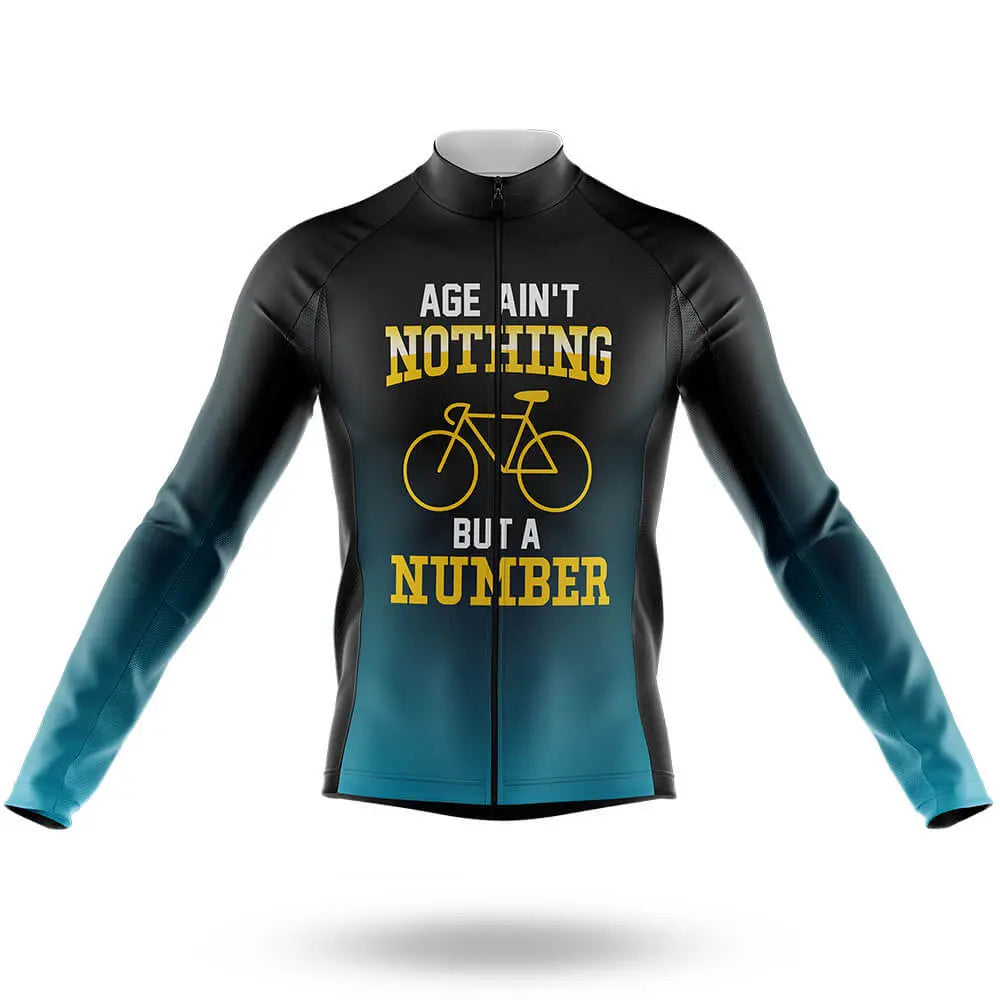 Age Is Just A Number - Men's Cycling Long Sleeve Jersey