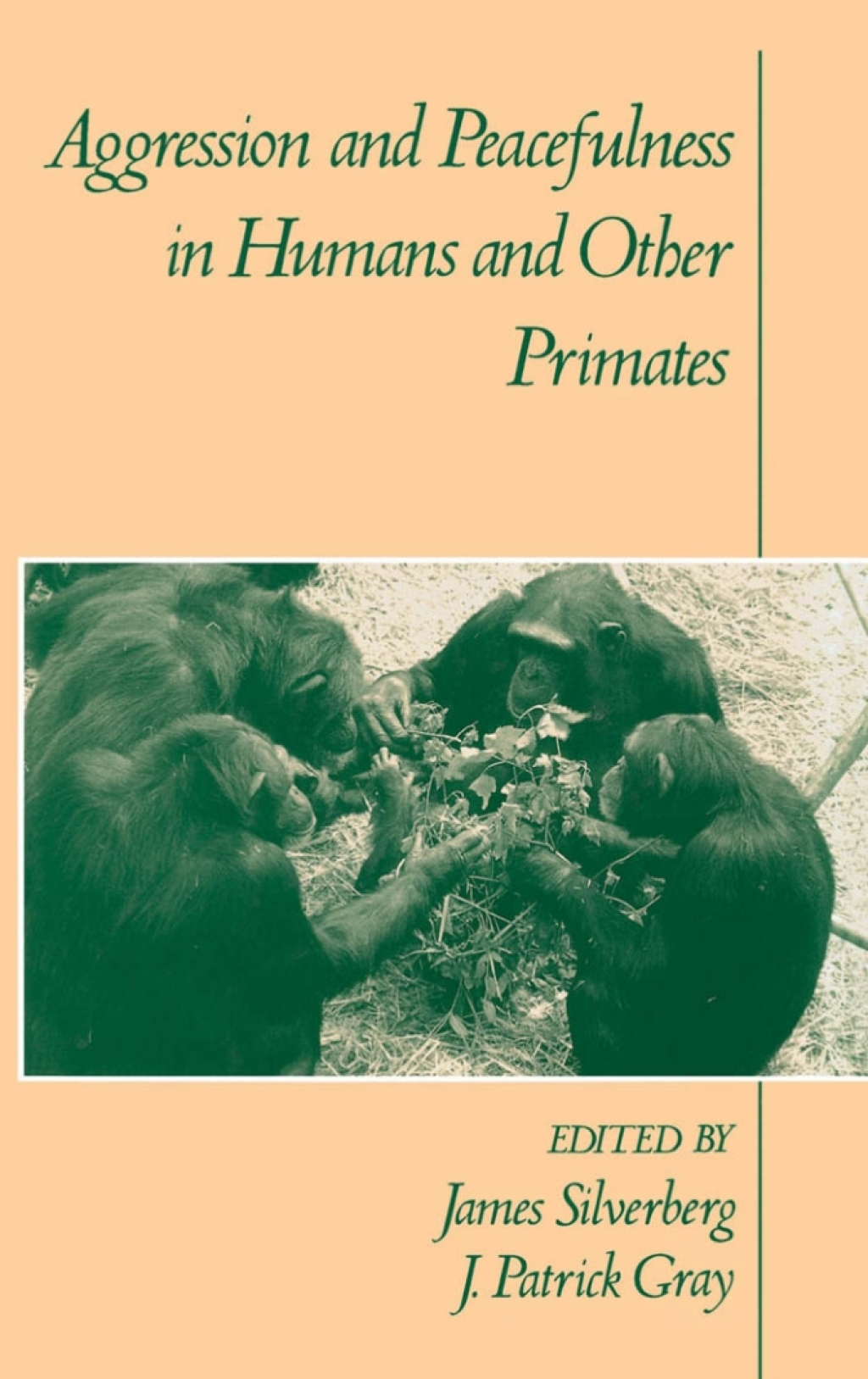Aggression and Peacefulness in Humans and Other Primates 1st Edition â€“ PDF/EPUB Version Downloadable