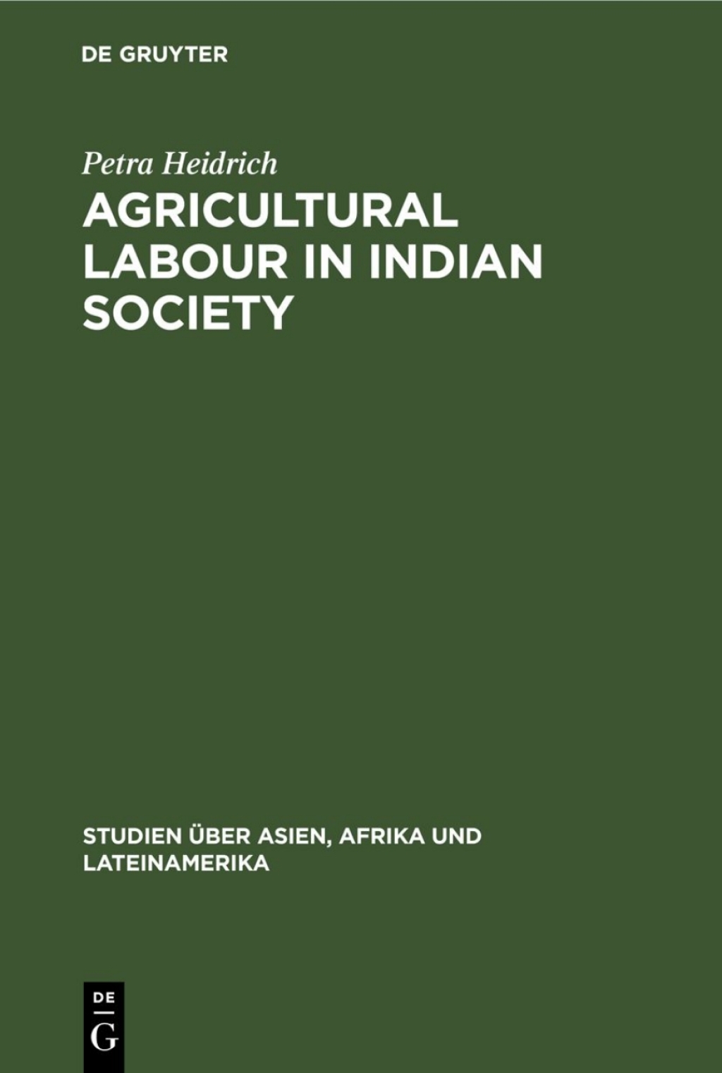 Agricultural Labour in Indian Society 1st Edition â€“ PDF/EPUB Version Downloadable
