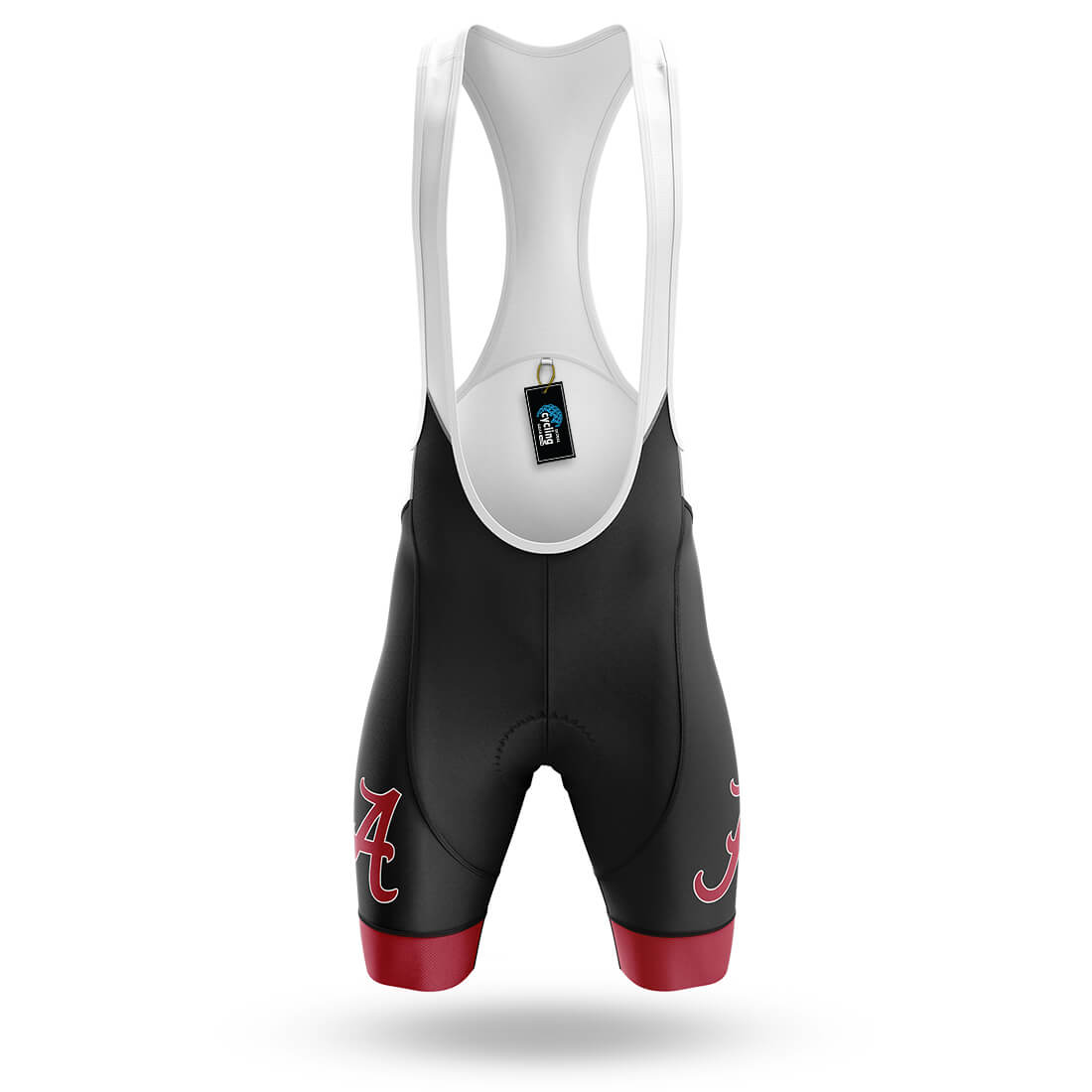 Alabama Crimson Tide Blackout - Men's Cycling Bibs Only
