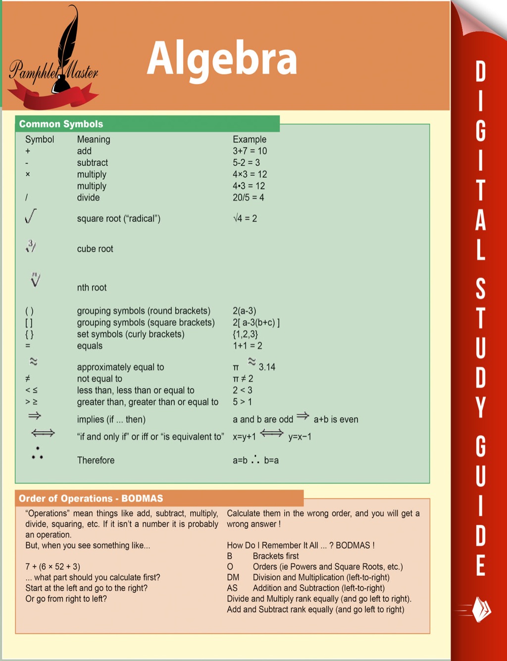 Algebra - (PDF/EPUB Version)