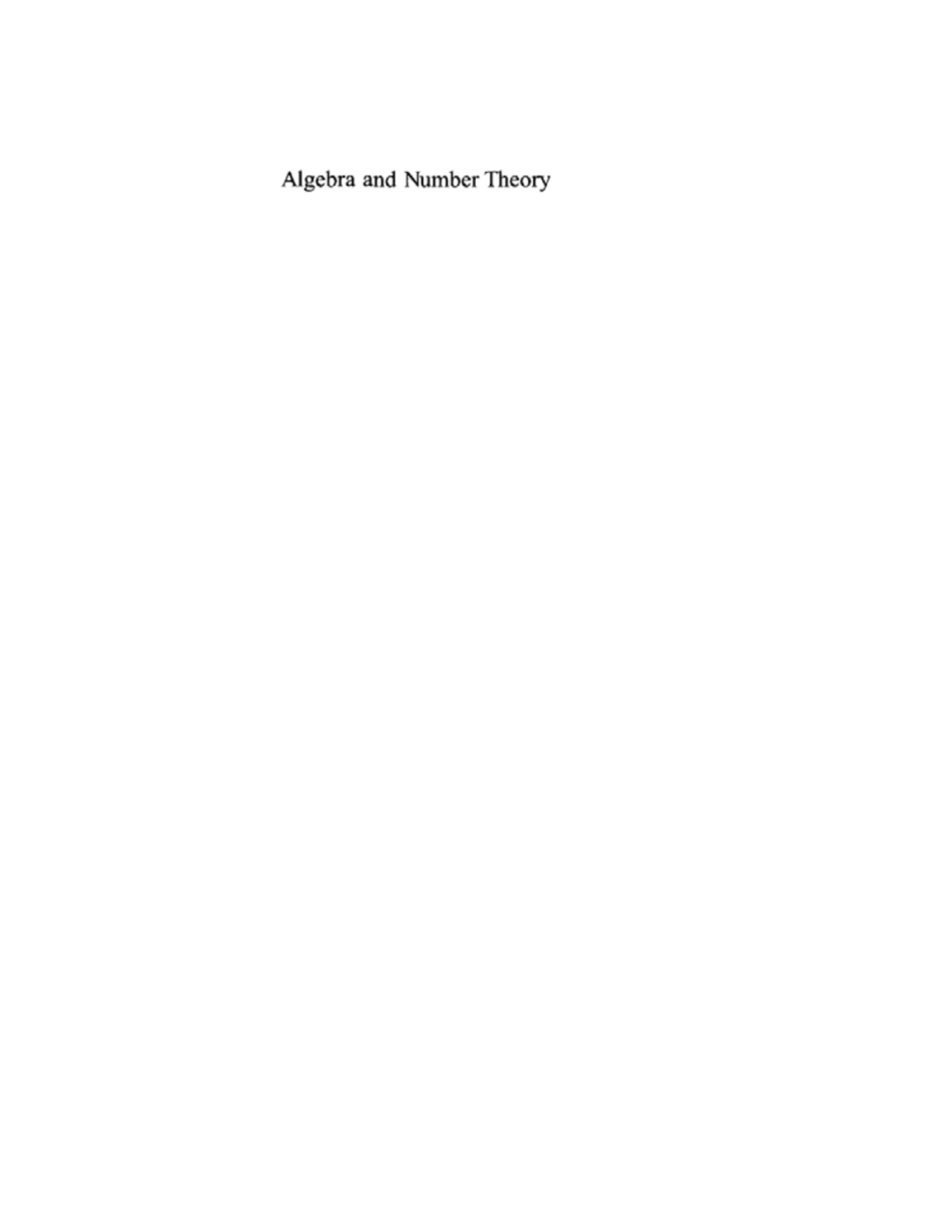 Algebra and Number Theory Proceedings of a Conference held at the Institute of Experimental Mathematics, University of Essen (Germany), December 2-4, 1992 1st Edition â€“ PDF/EPUB Version Downloadable