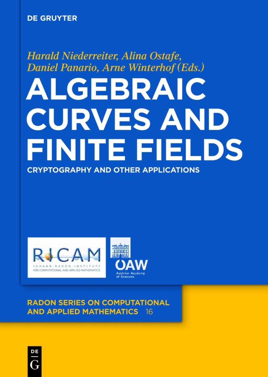Algebraic Curves and Finite Fields Cryptography and Other Applications 1st Edition – PDF/EPUB Version Downloadable Algebraic Curves and Finite Fields Cryptography and Other Applications 1st Edition – PDF/EPUB Version Downloadable - Image 1