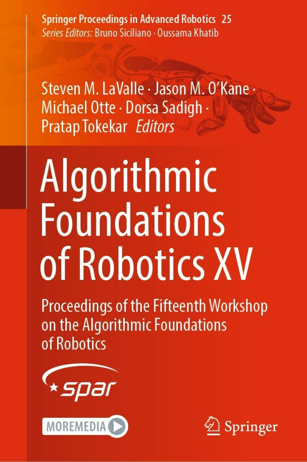 Algorithmic Foundations of Robotics XV Proceedings of the Fifteenth ...