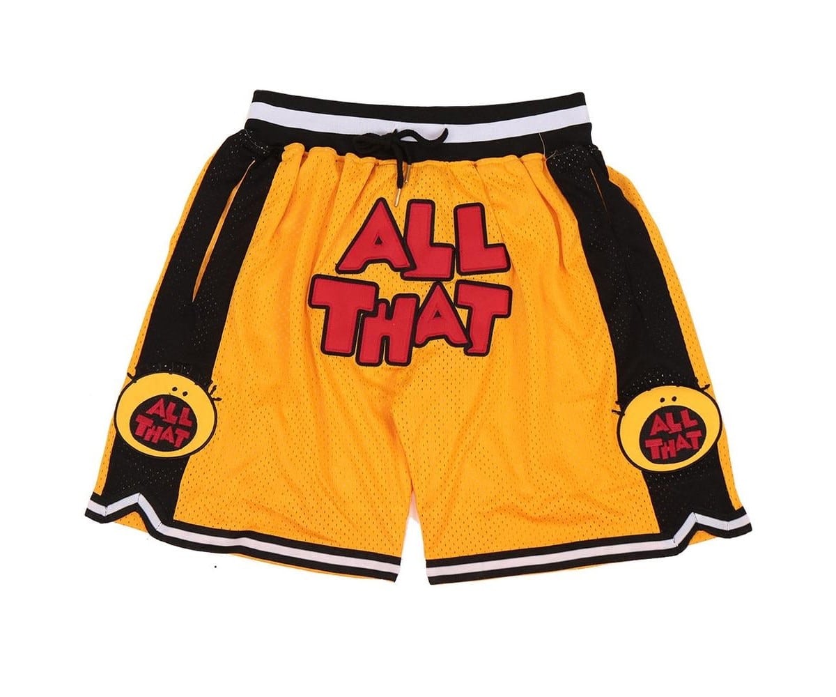 All That Basketball Shorts Yellow - Basketball Shorts Store