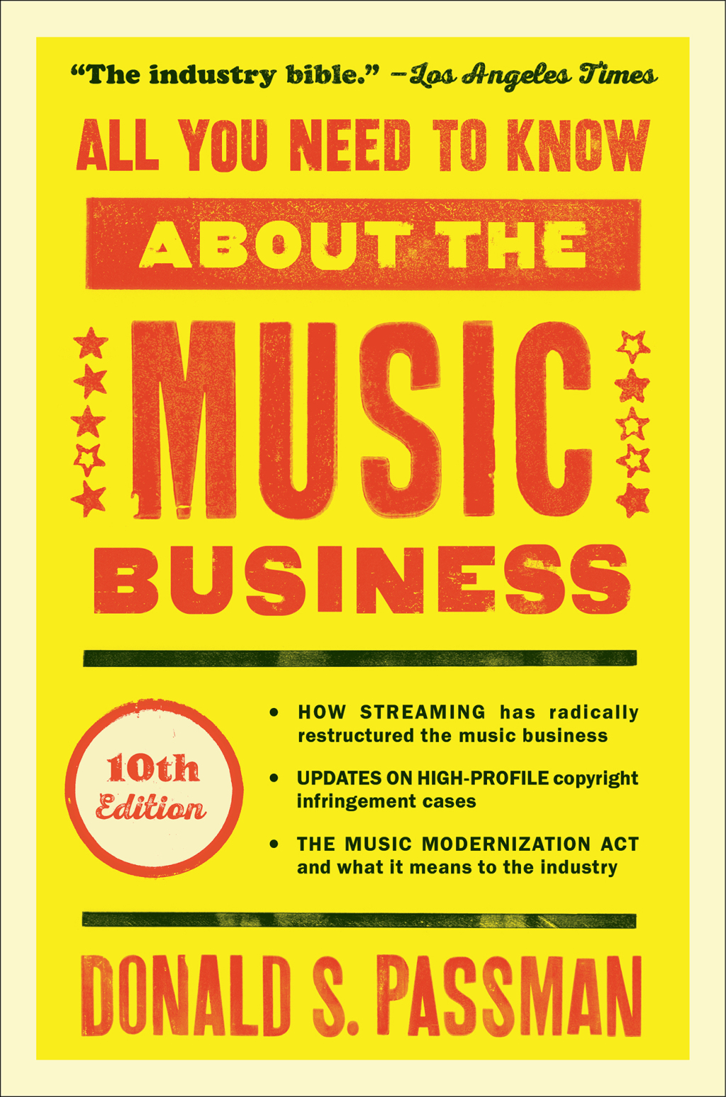 All You Need to Know About the Music Business 10th Edition - (PDF/EPUB Version)