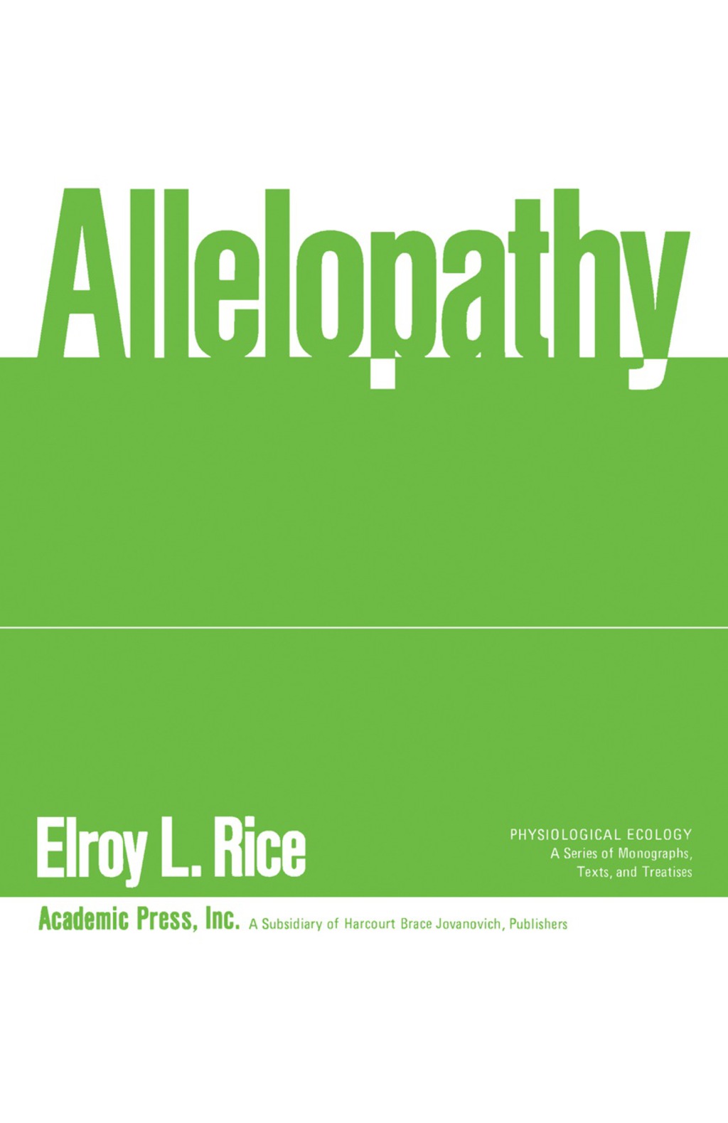 Allelopathy  â€“ PDF/EPUB Version Downloadable