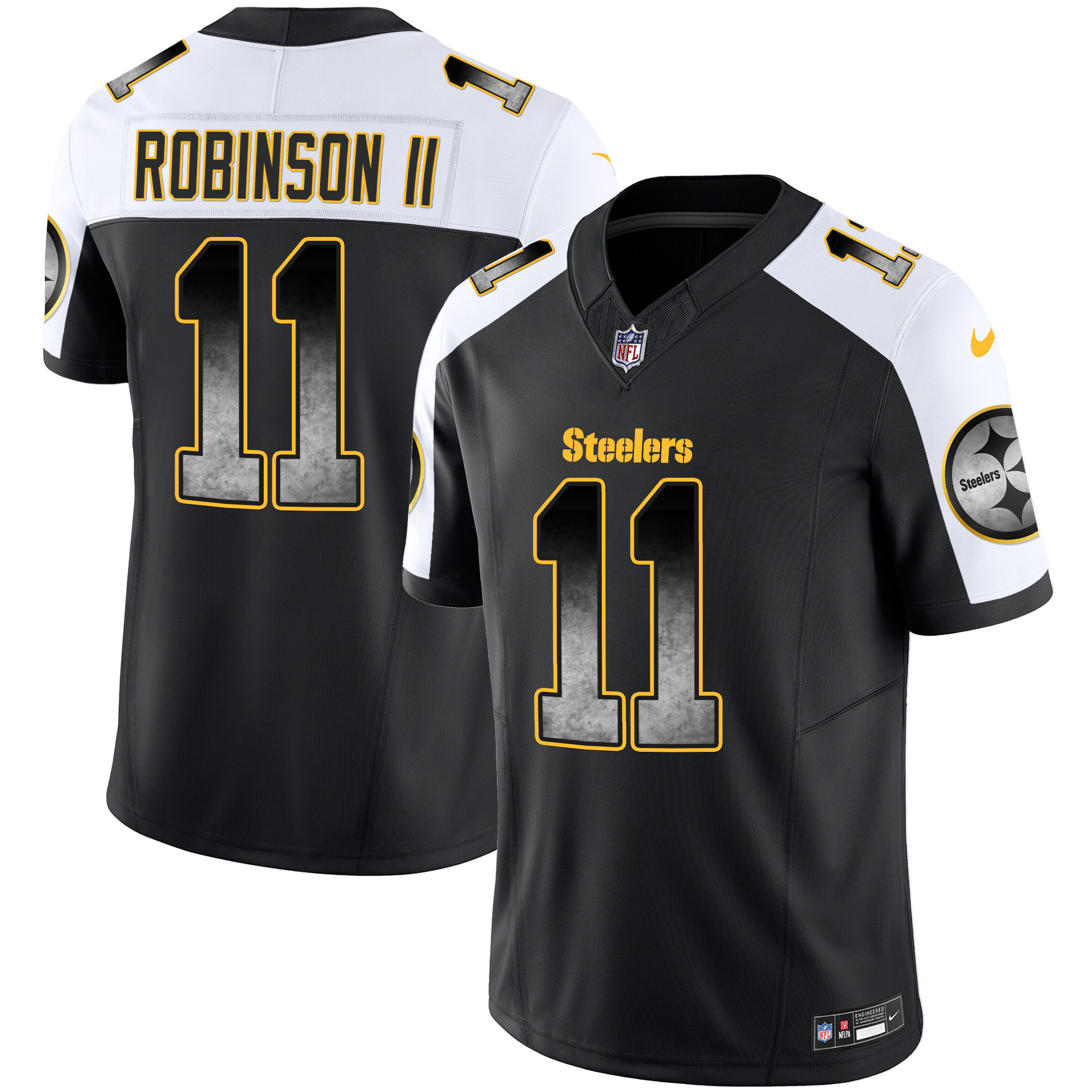 Allen Robinson II Men's Pittsburgh Steelers Arch Smoke Vapor Alternate Jersey - All Stitched